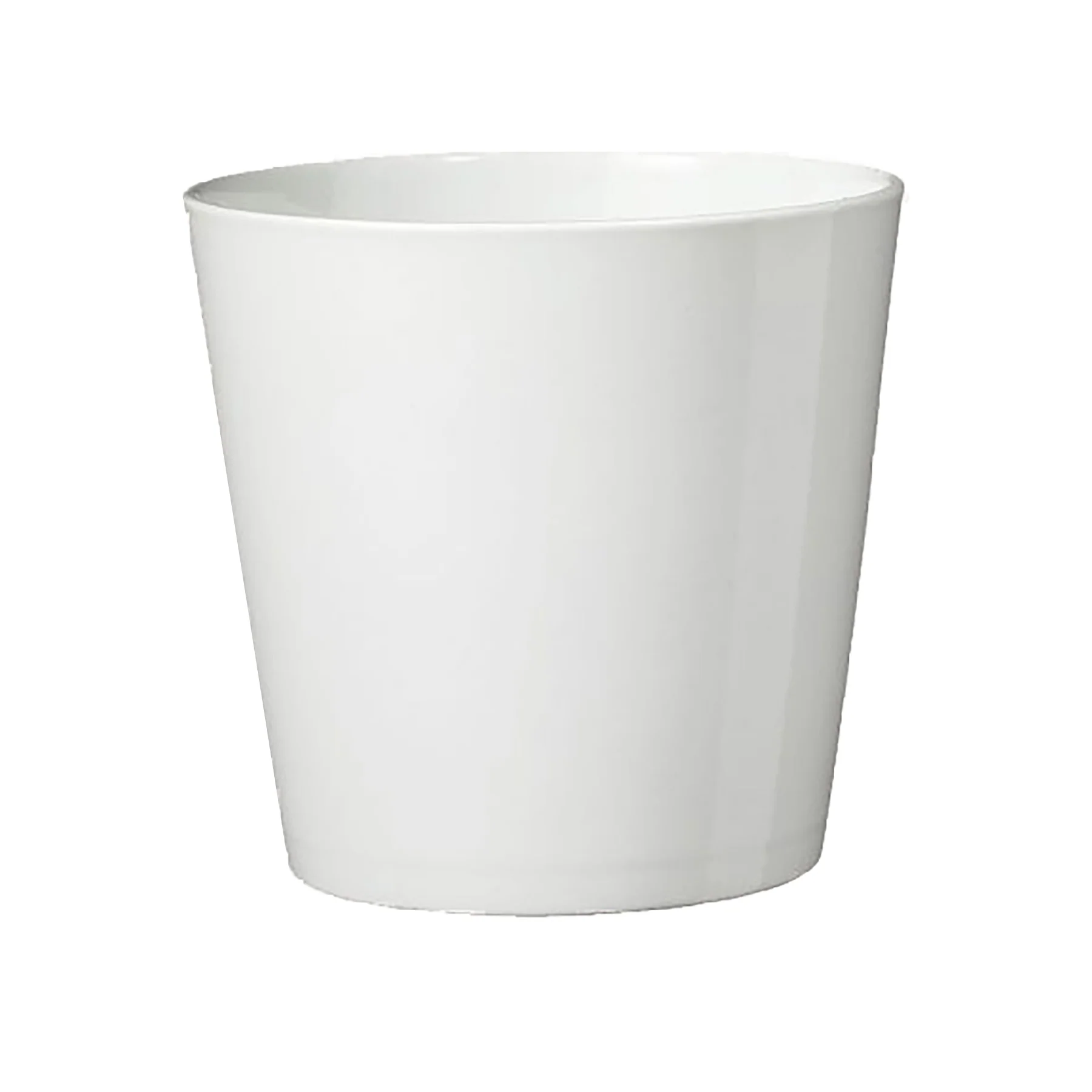 5.5″ White Ceramic Dallas Style Pot