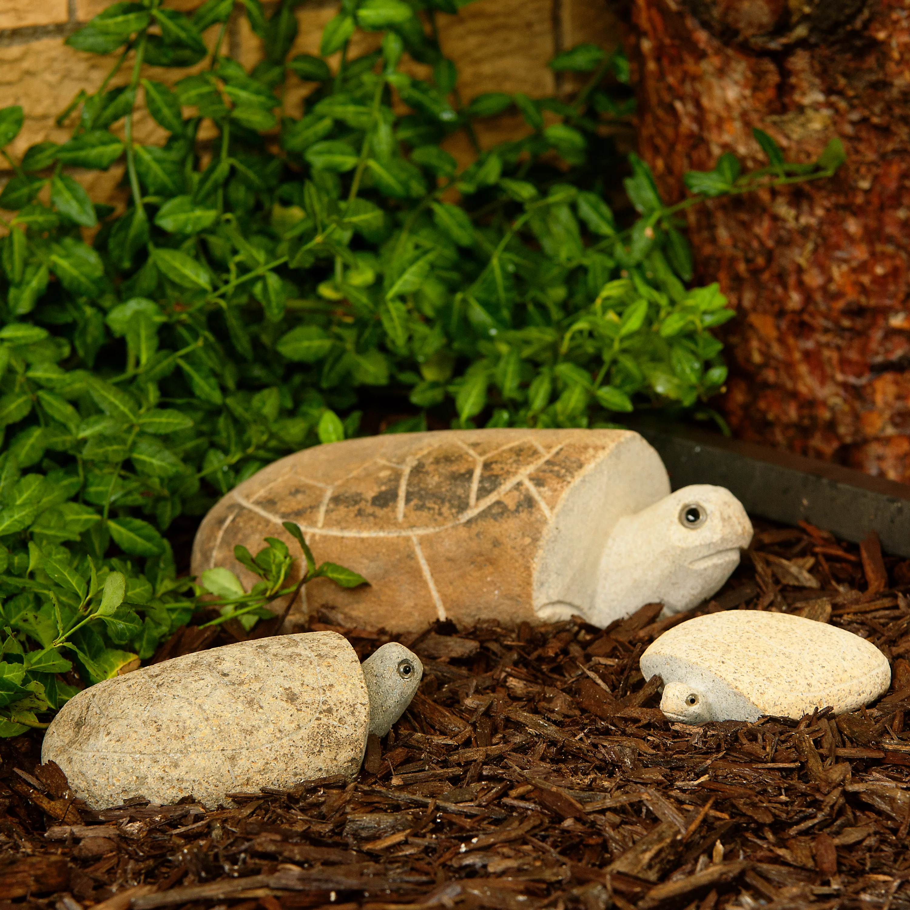 Family of Boulder Turtles 3 Pcs 4″6″10″