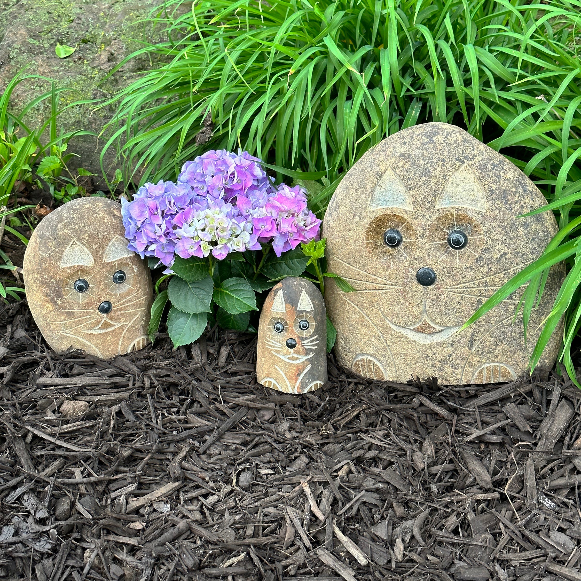 Family of Boulder Cats 3 Pcs 6″8″12″