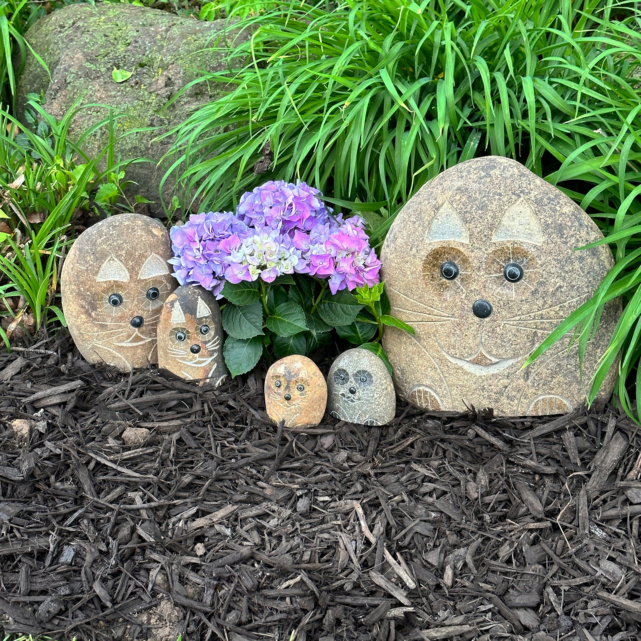 Family of Boulder Cats 5 Pcs 4″x26″8″12″