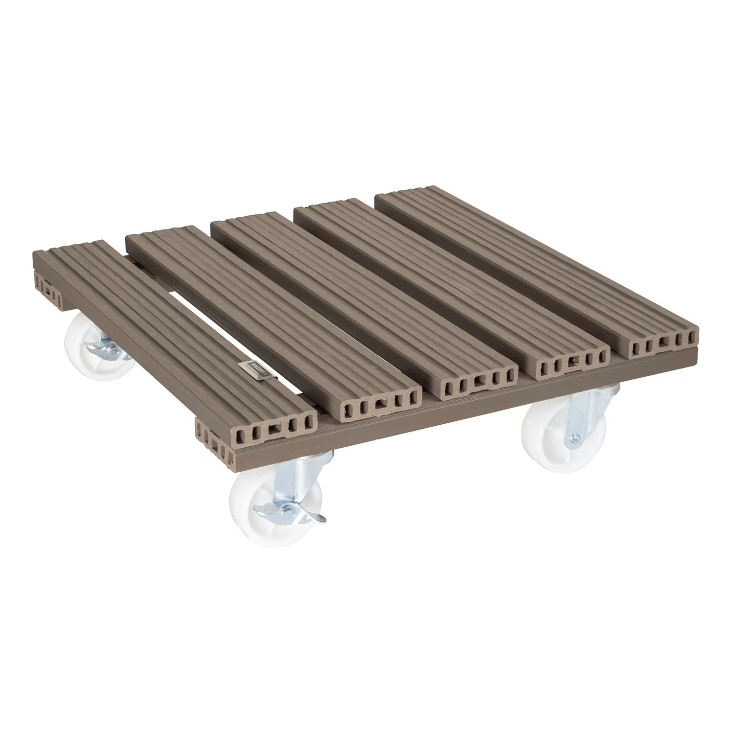 15.4″ Taupe Square WPC Plant Caddy