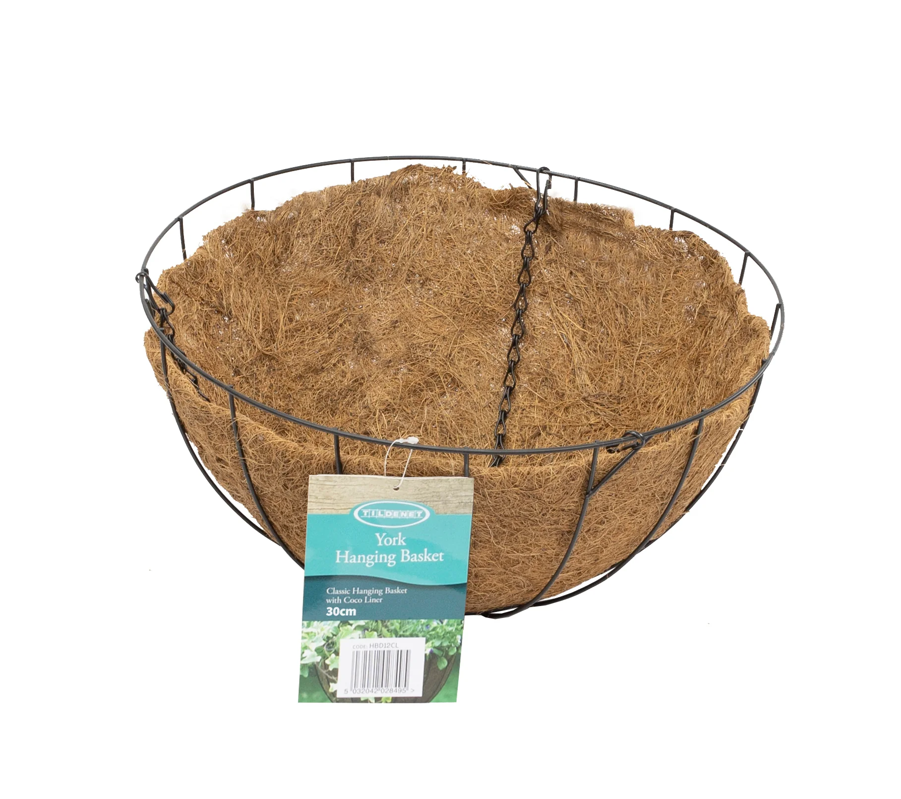 12″ York Deluxe Hanging Basket with Coco Liner