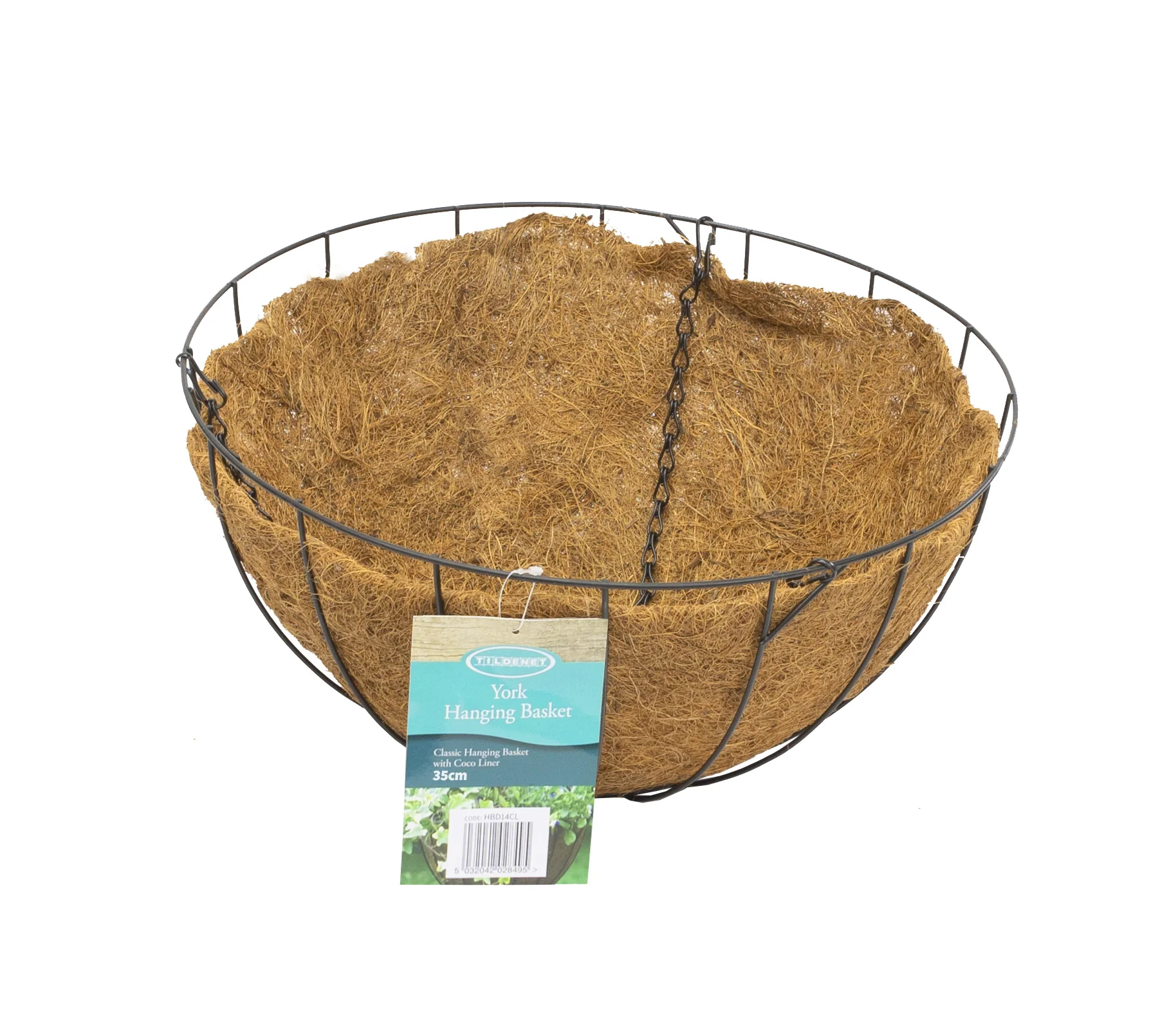 14″ York Deluxe Hanging Basket with Coco Liner