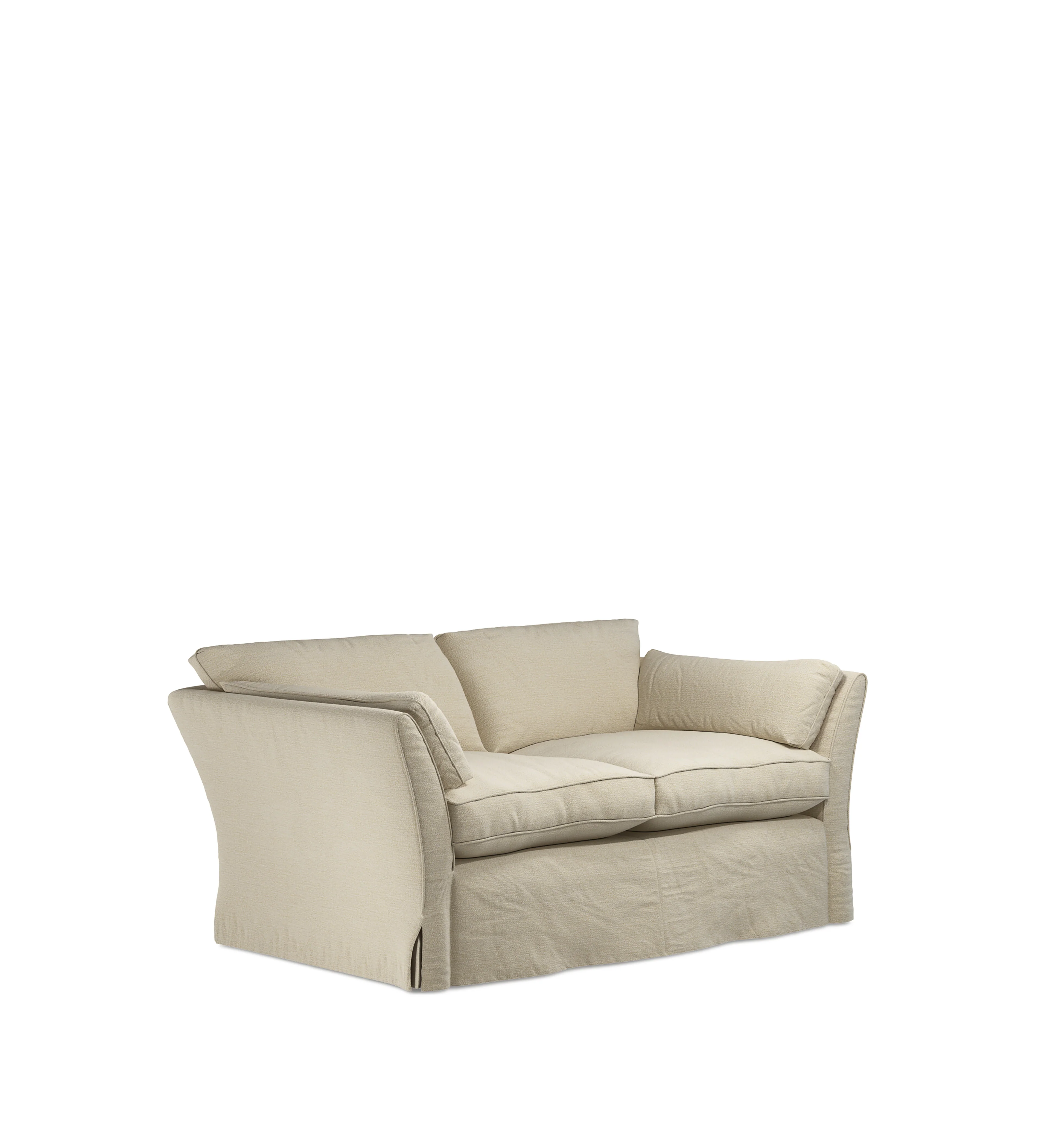 COVER ONLY – Radcliffe Clever Linen Loose Cover for 2-Seater Sofa – Dove