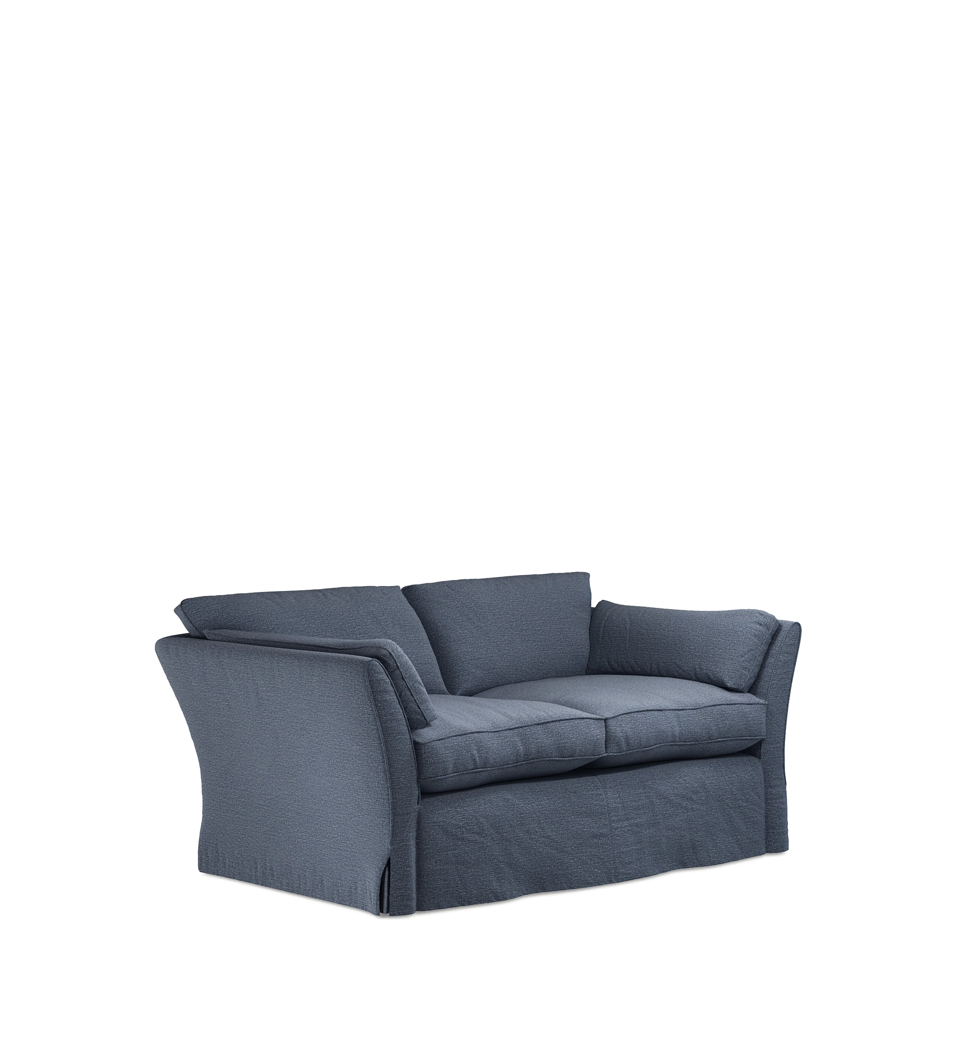 COVER ONLY – Radcliffe Clever Linen Loose Cover for 2-Seater Sofa – Petrol