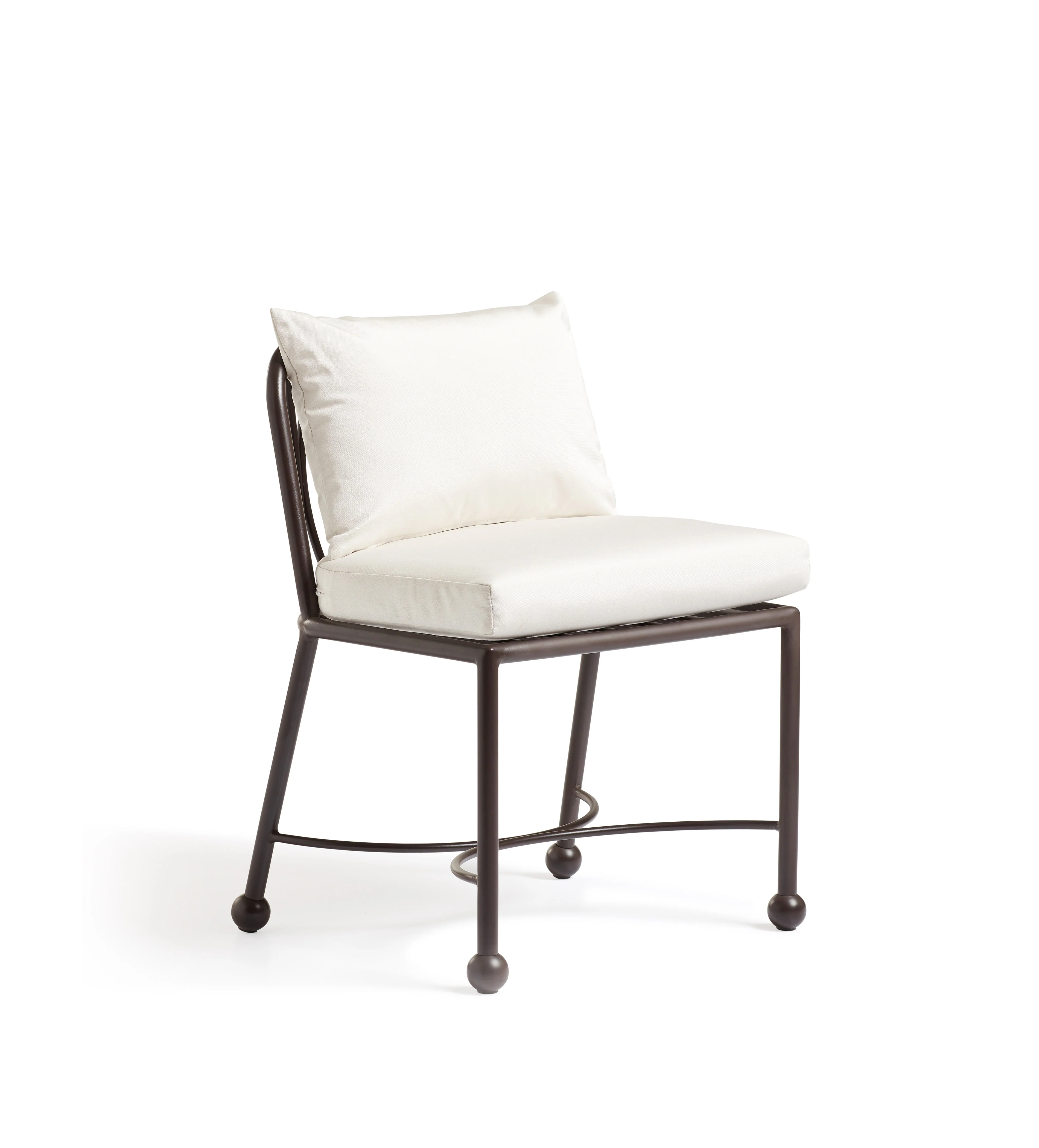 Rametto Garden Dining Chair – Ebony/Brown
