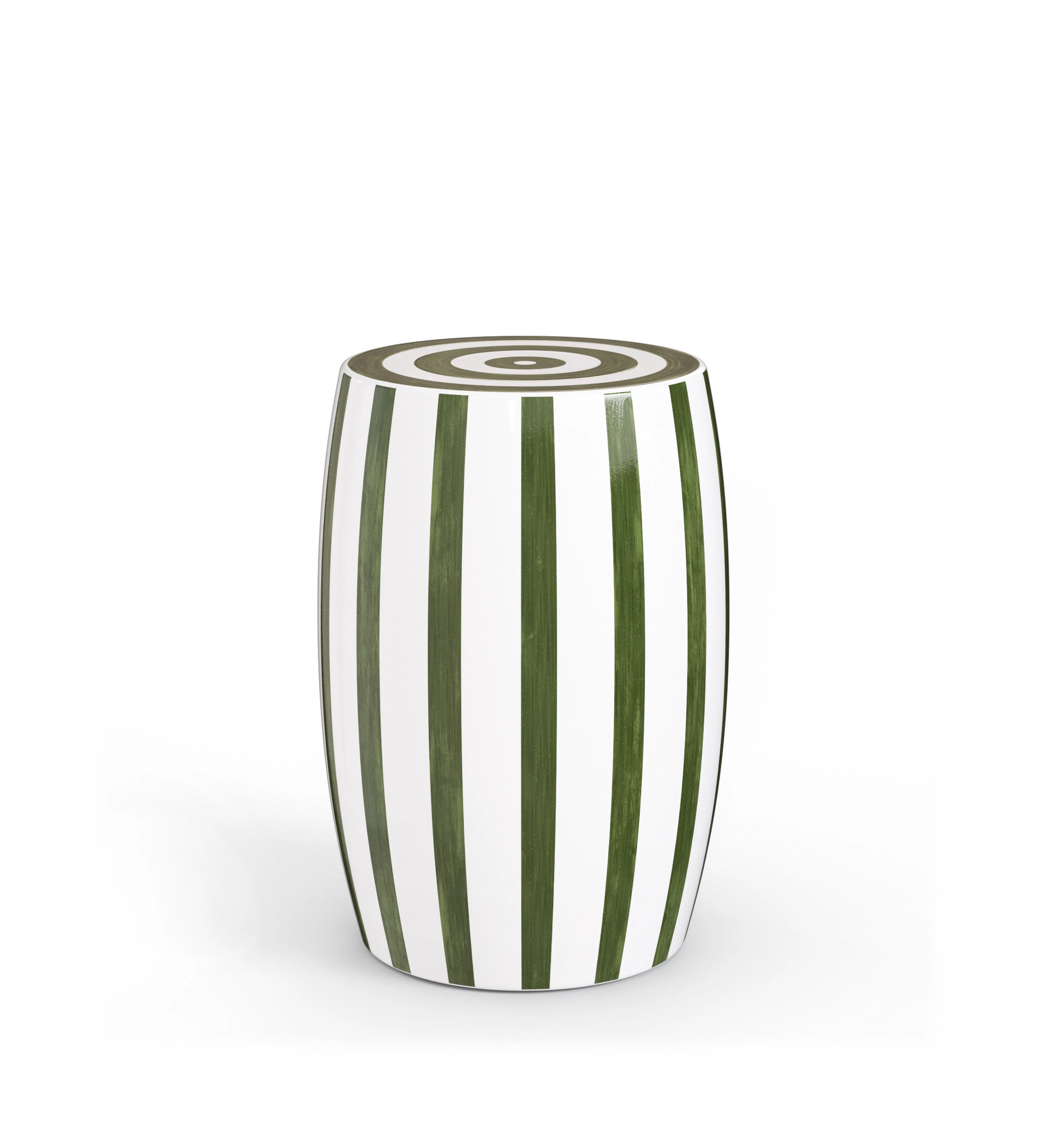 Rander Ceramic Stool – Spruce/White