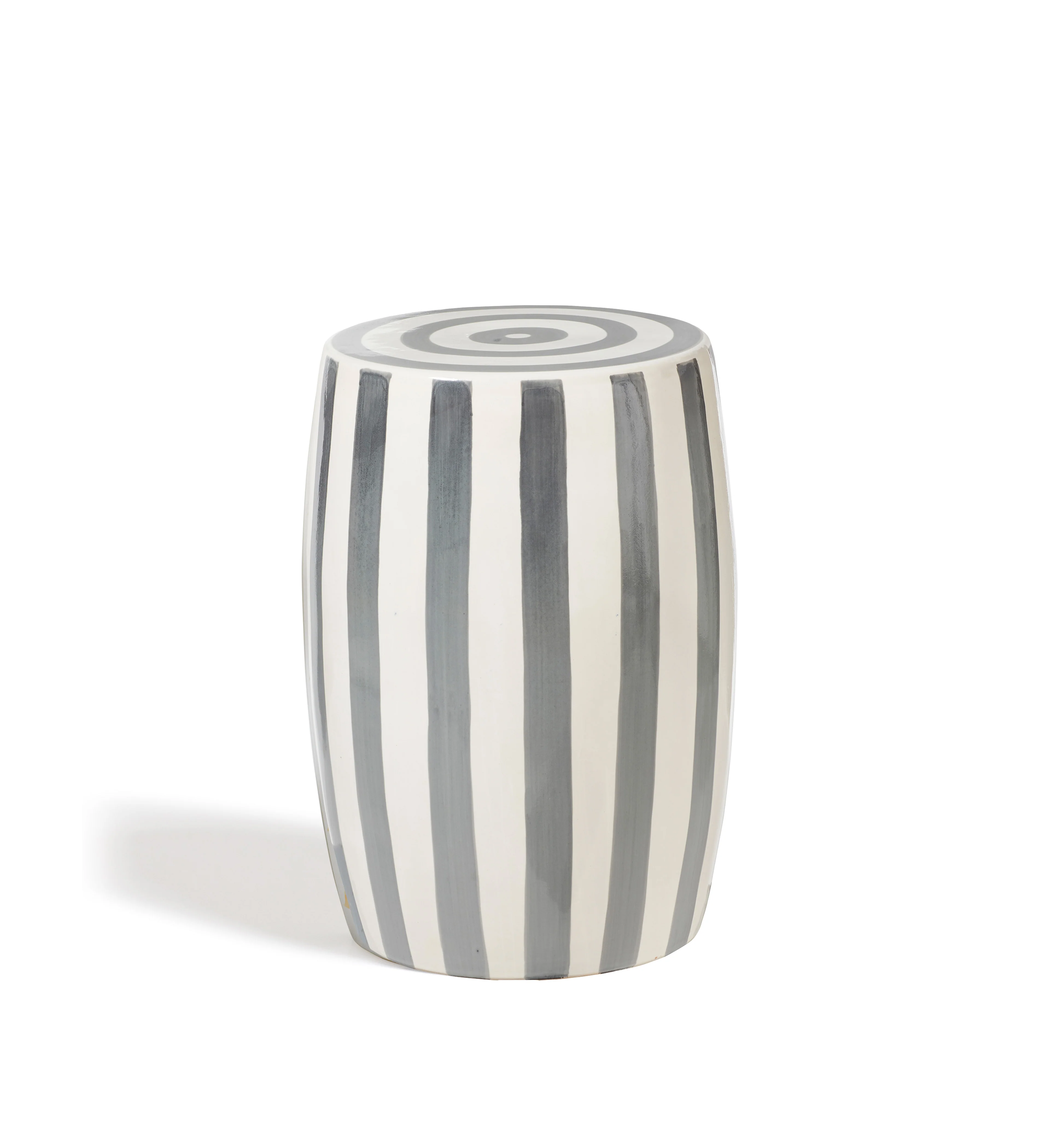 Rander Ceramic Stool – Charcoal/White