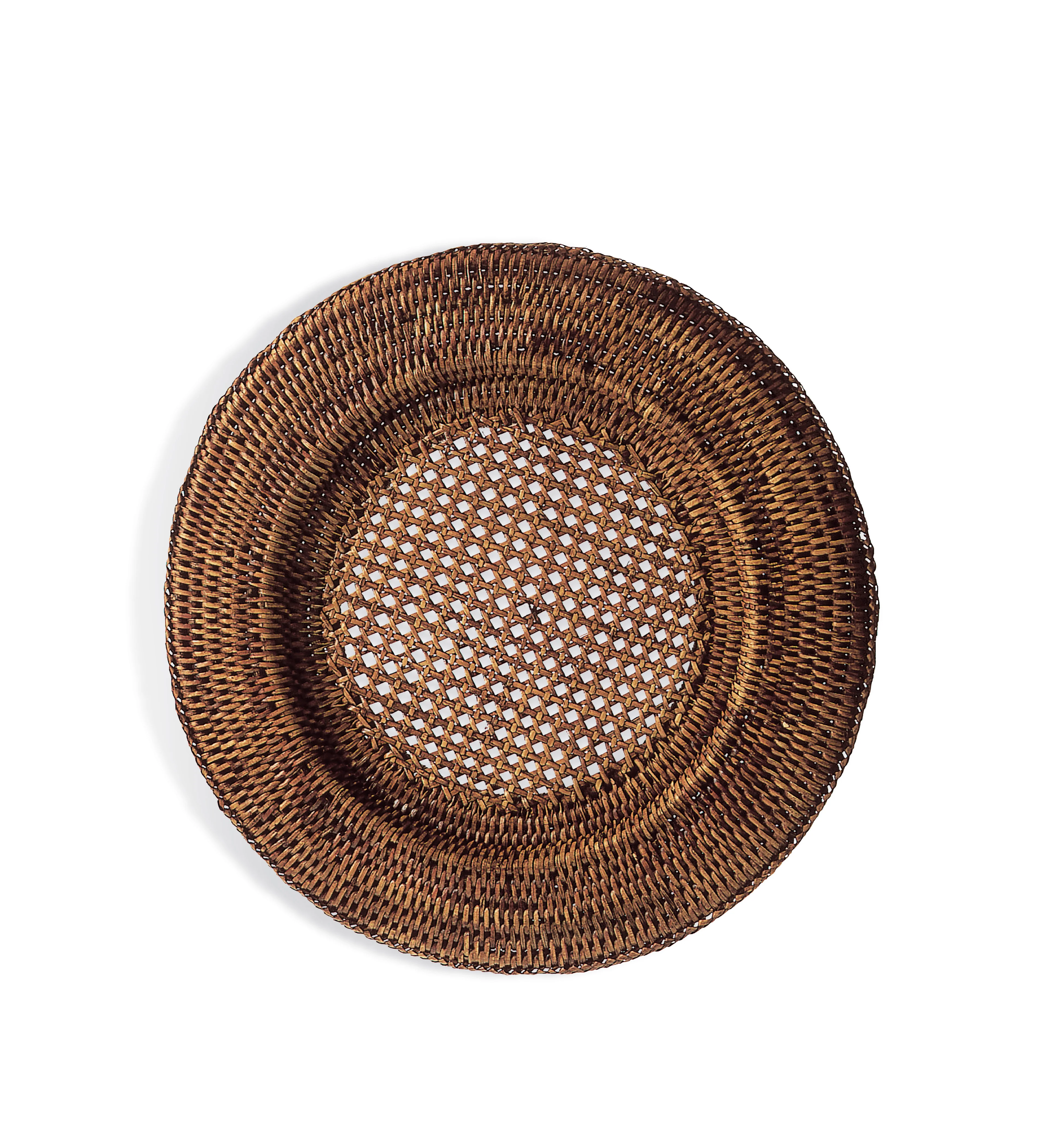 Rattan Underplate – Brown