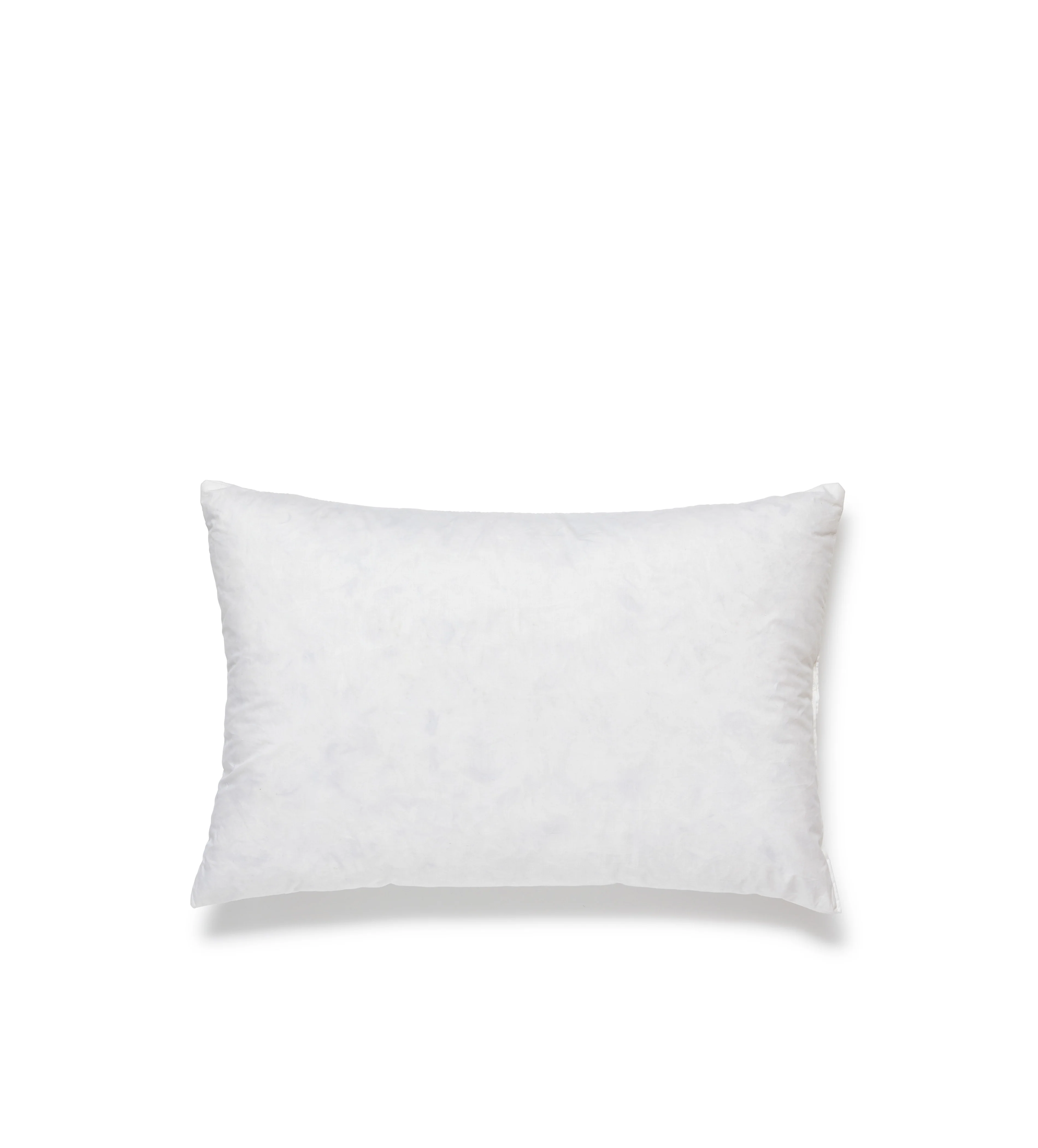 Duck Feather-Filled Cushion Pad 60x35cm – White