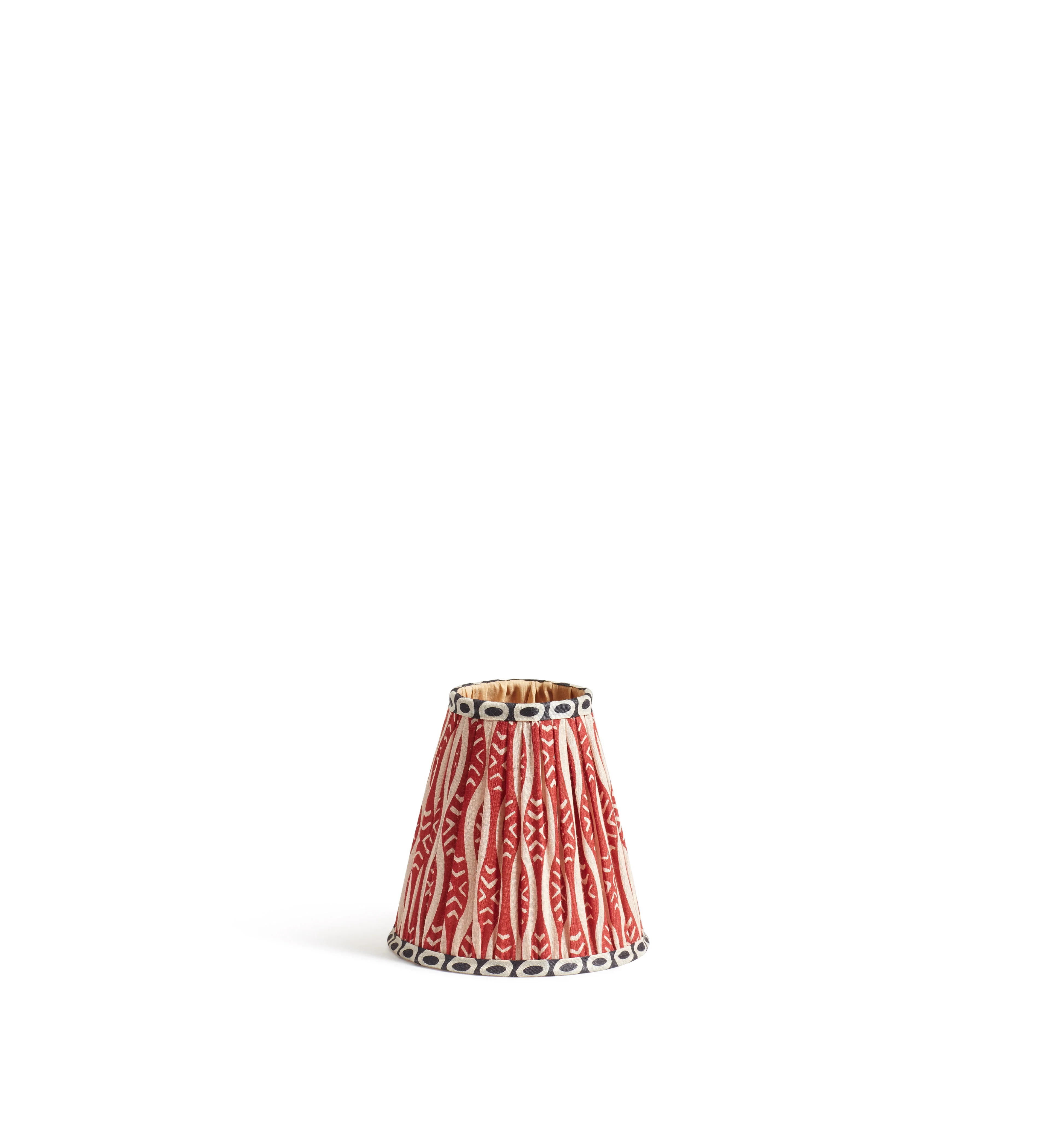 Roa Silk Cone Lampshade 16cm – Vermillion Red
