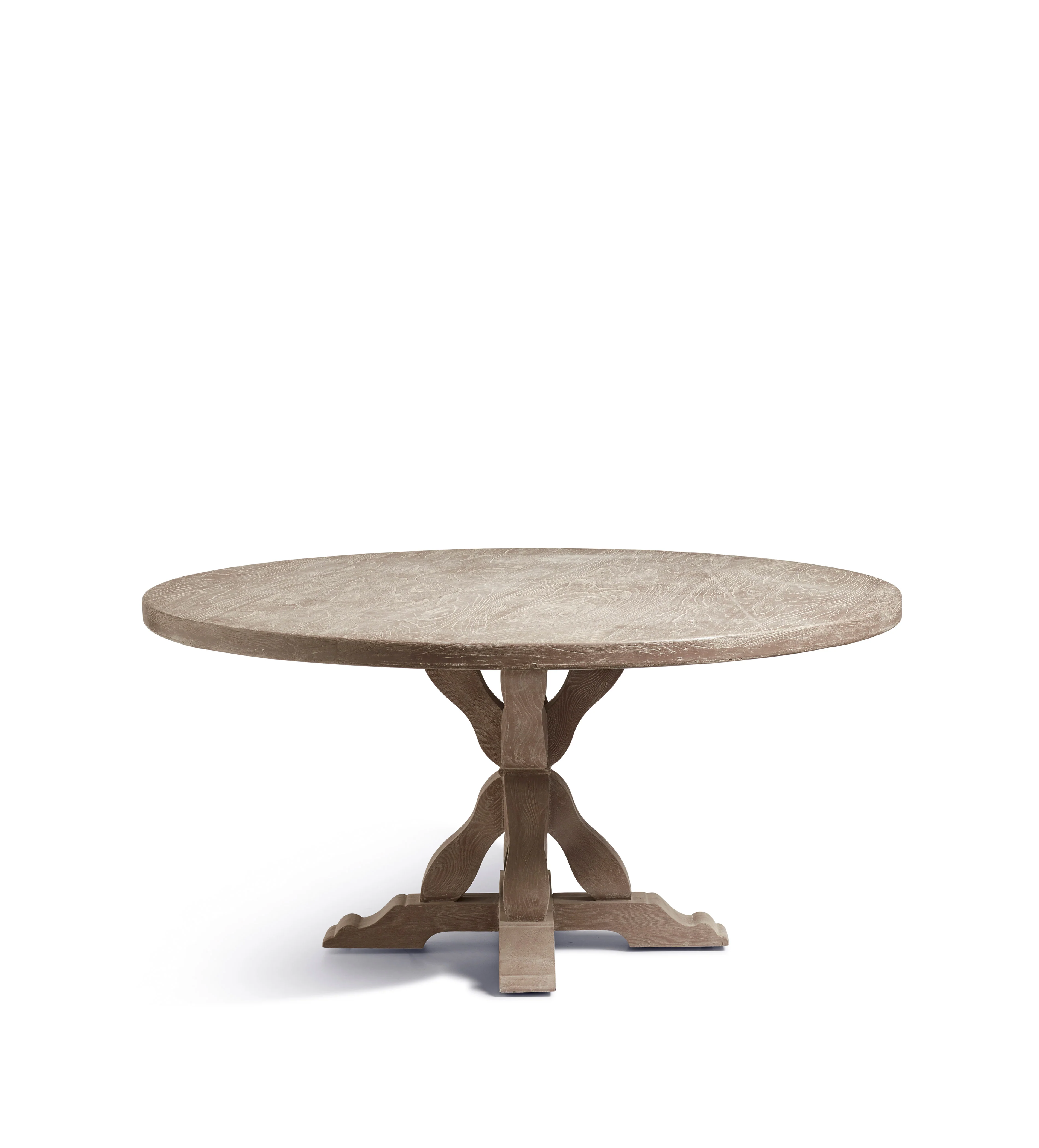Conisbrough Round Indoor/Outdoor Dining Table – Grey