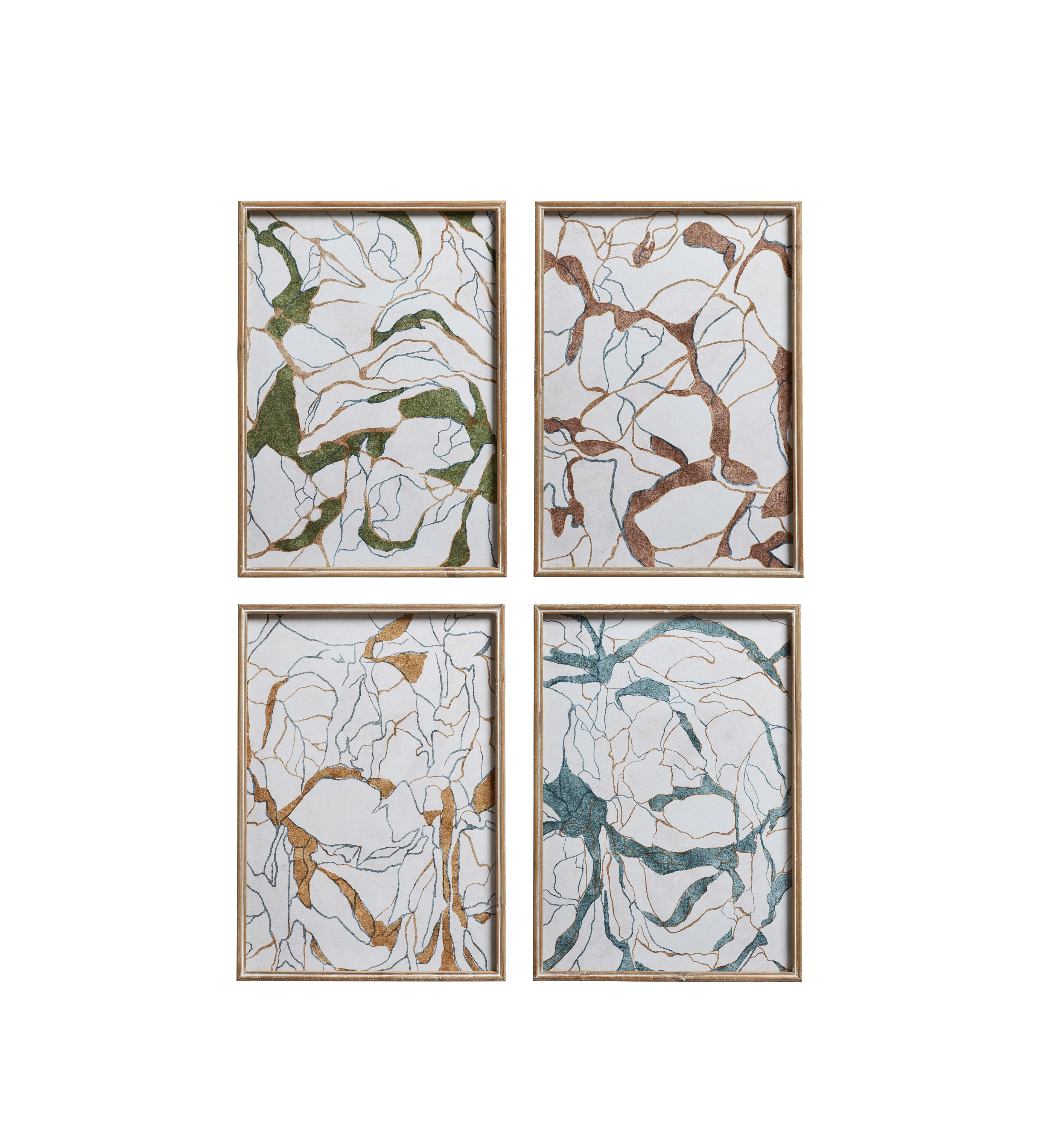 Ravina Framed Prints – Set of Four – Multi