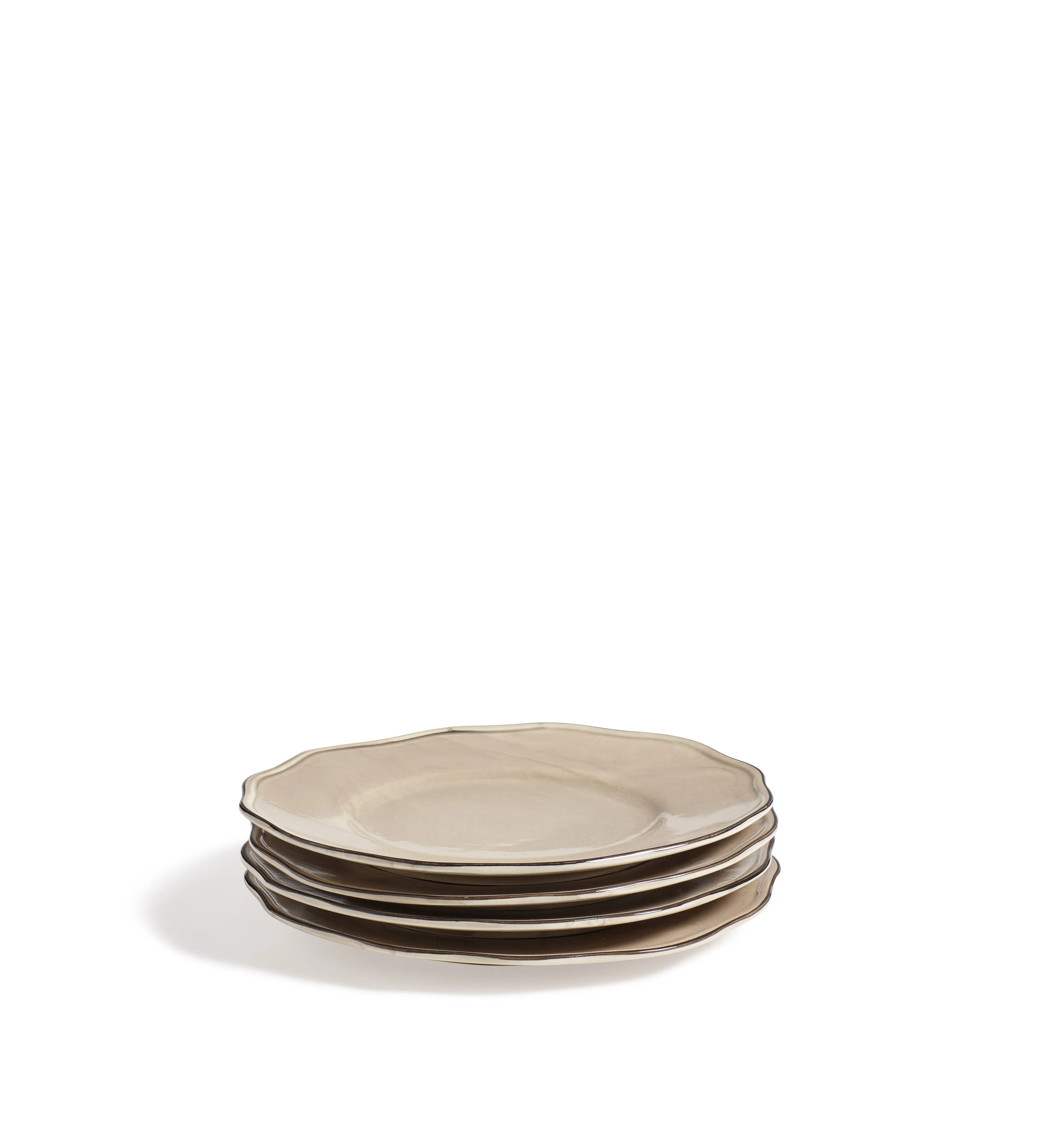 Winslow Side Plates – Set of Four – Dove Grey