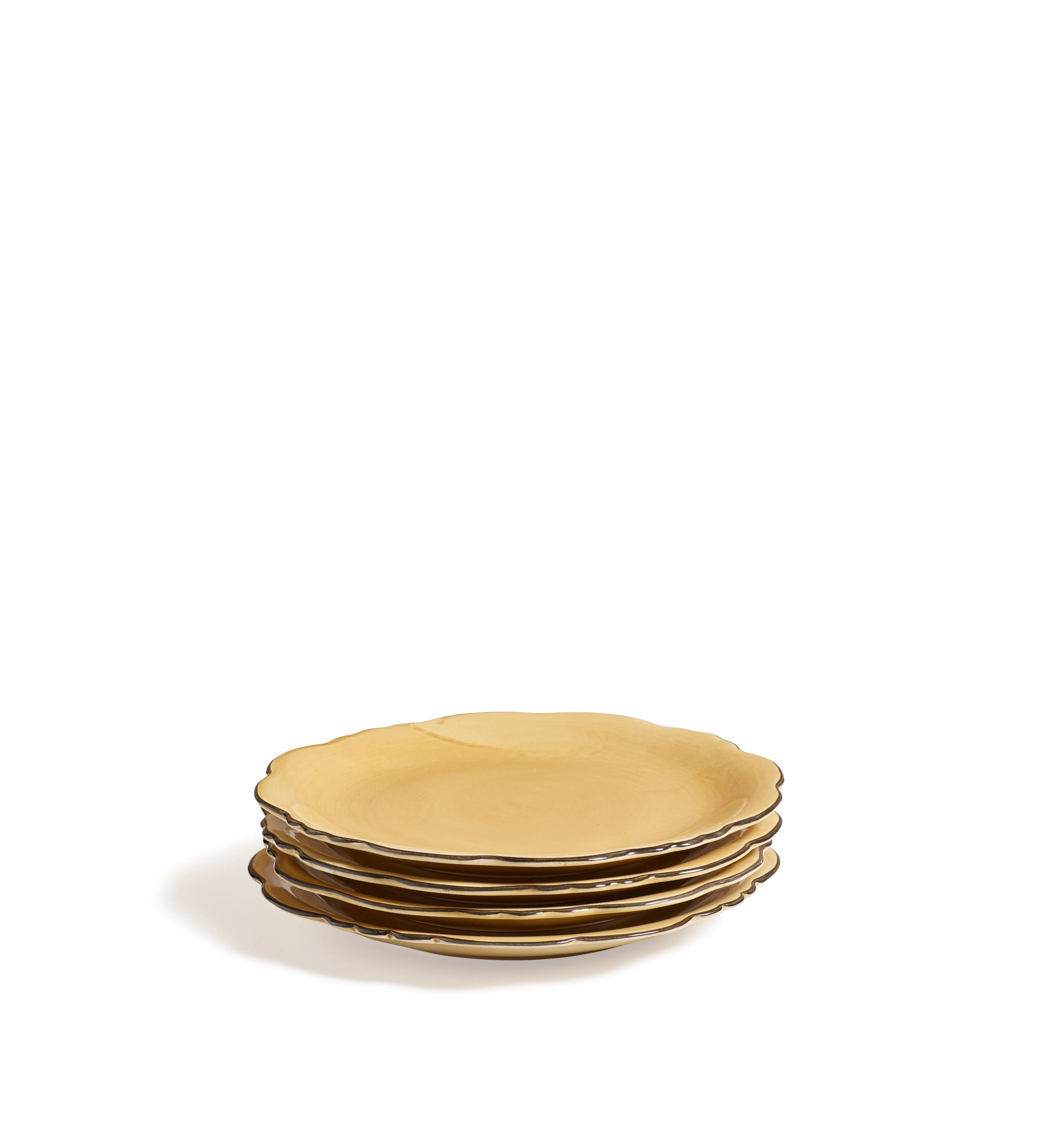 Winslow Side Plates – Set of Four – Yellow