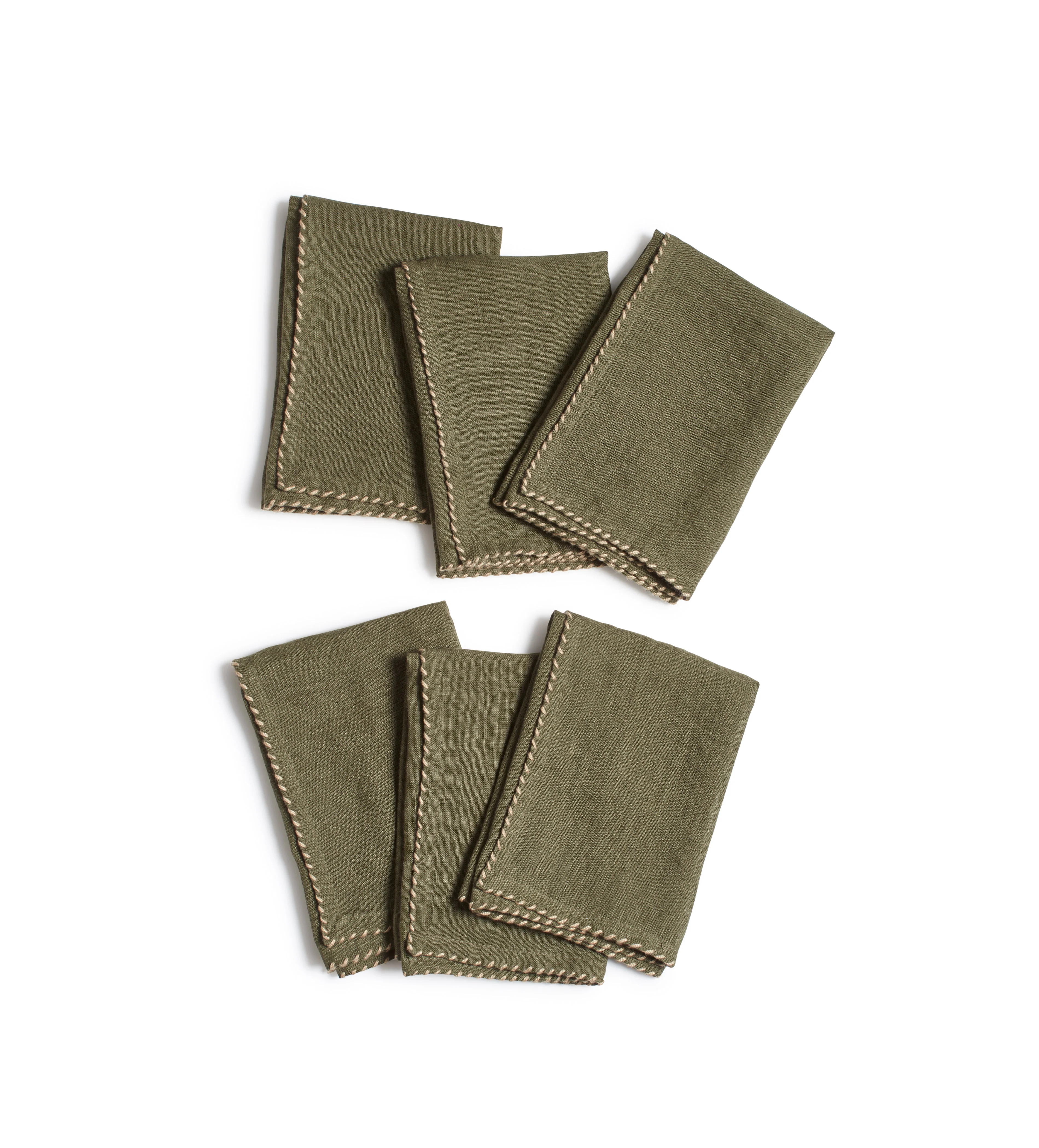 Elias Napkins – Set of Six – Spruce