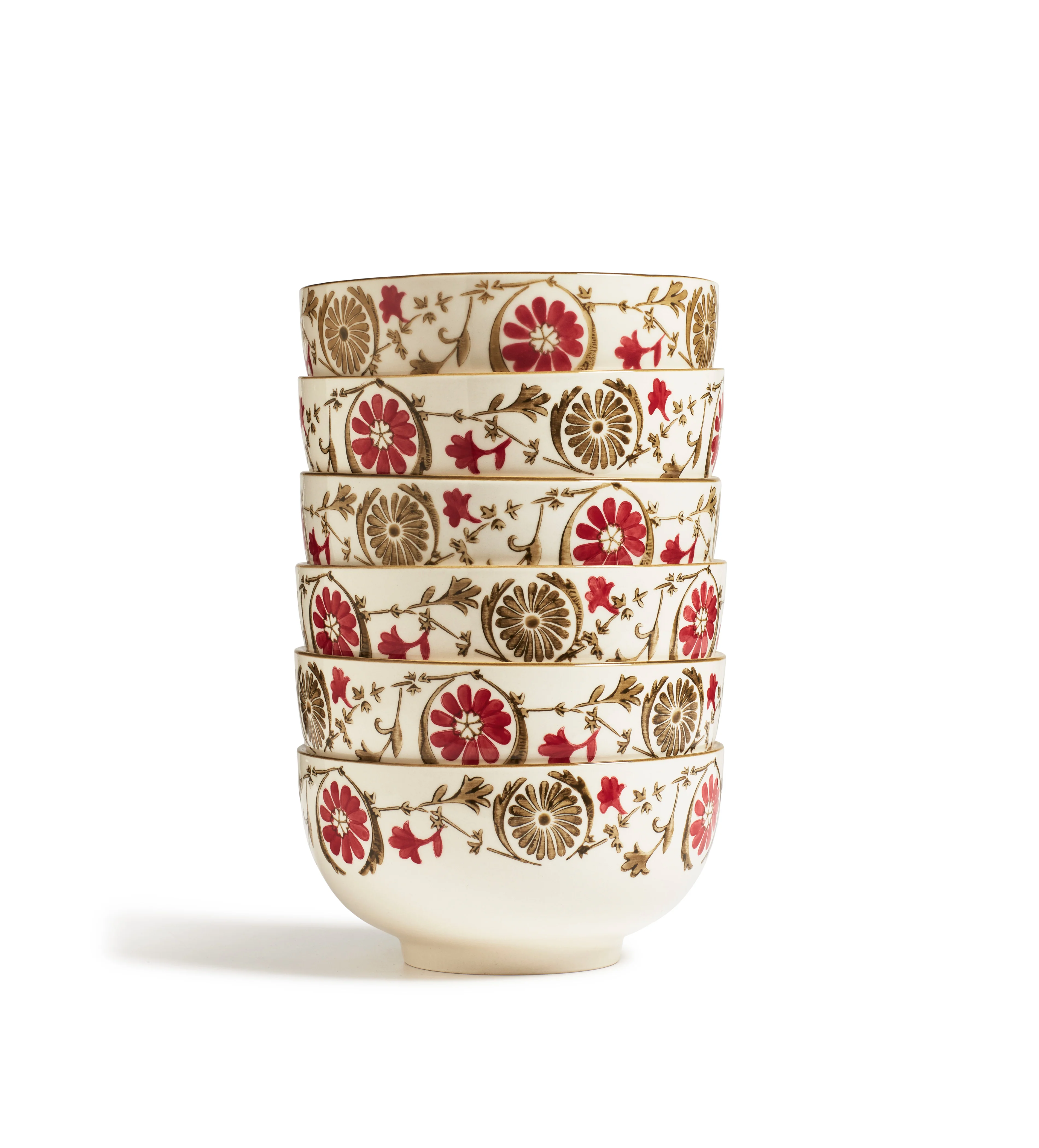 Sheki Bowls – Set of Six – Olive