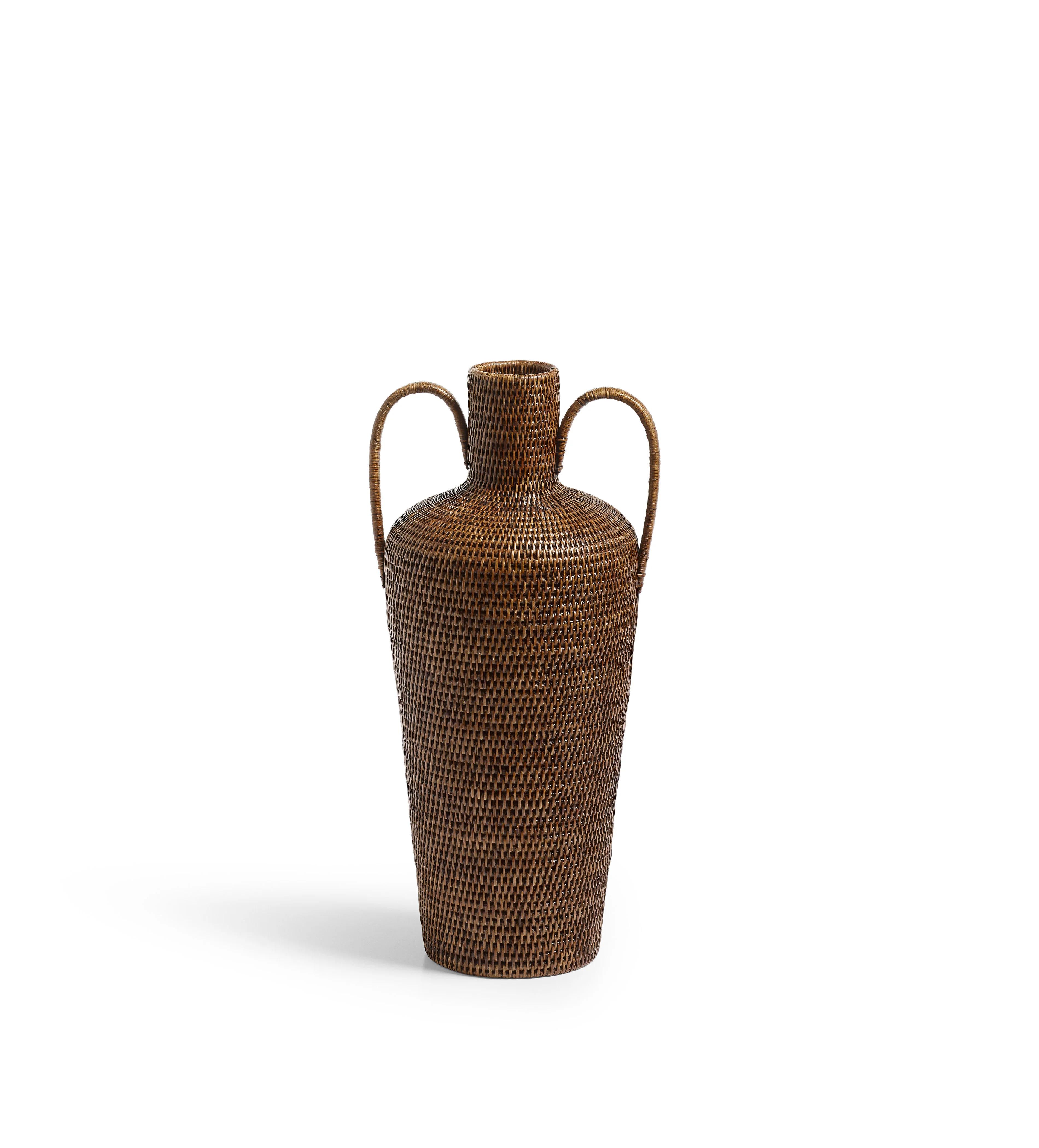Rousham Short Vase – Antique Brown 