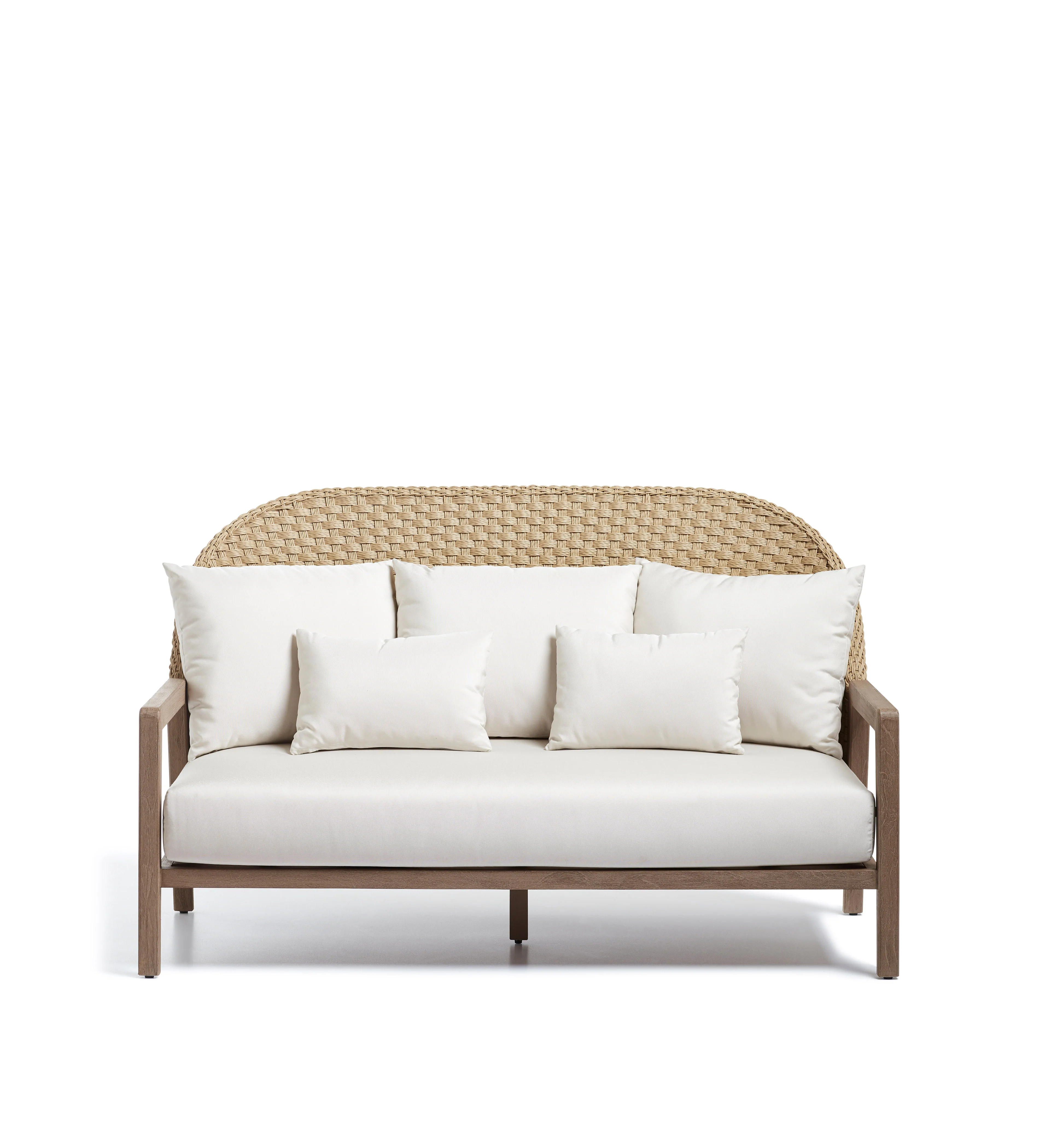 Shorwell Garden Sofa – Natural Teak