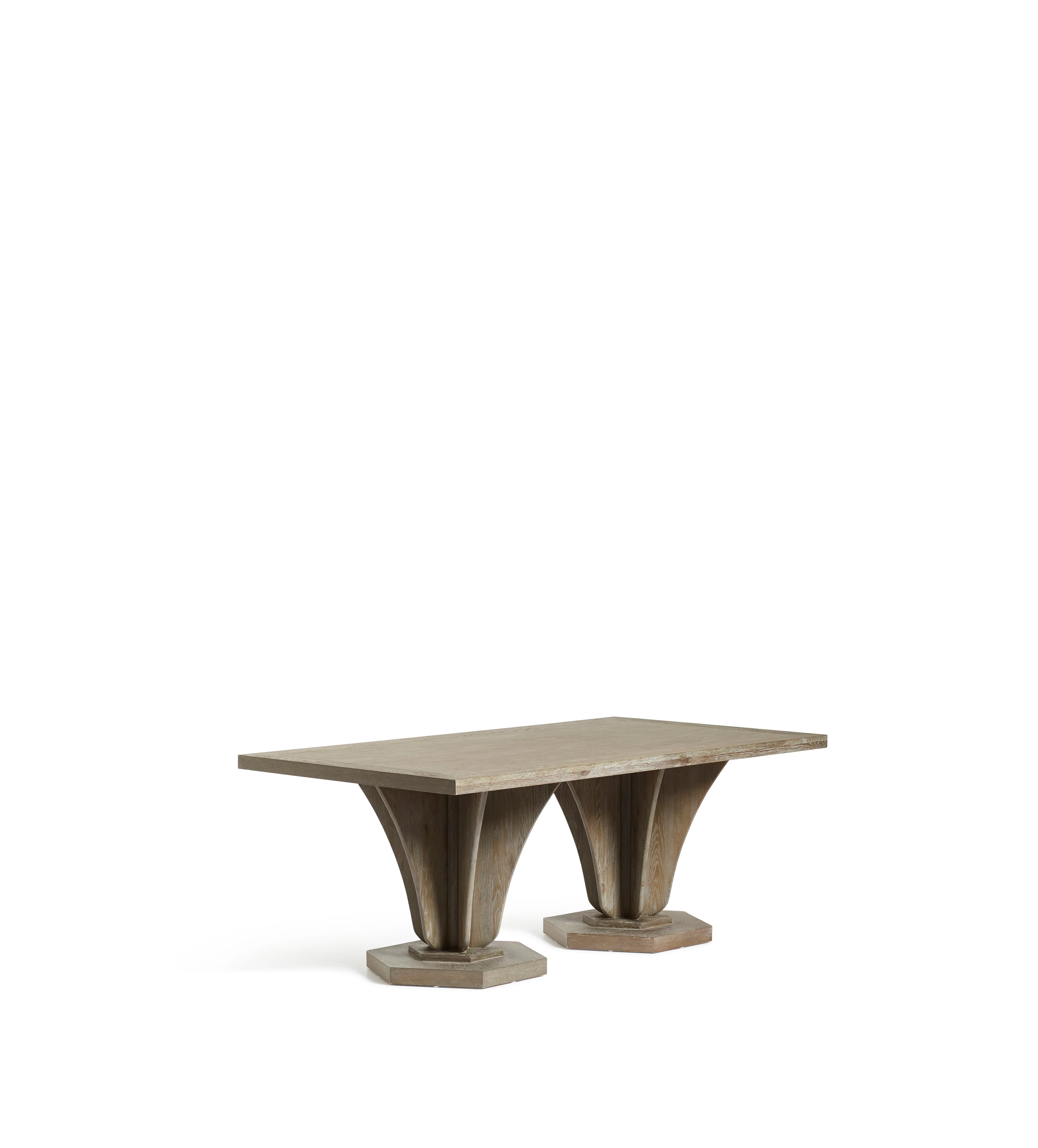 Allegro Rectangular Dining Table – Small – Burnt Oak