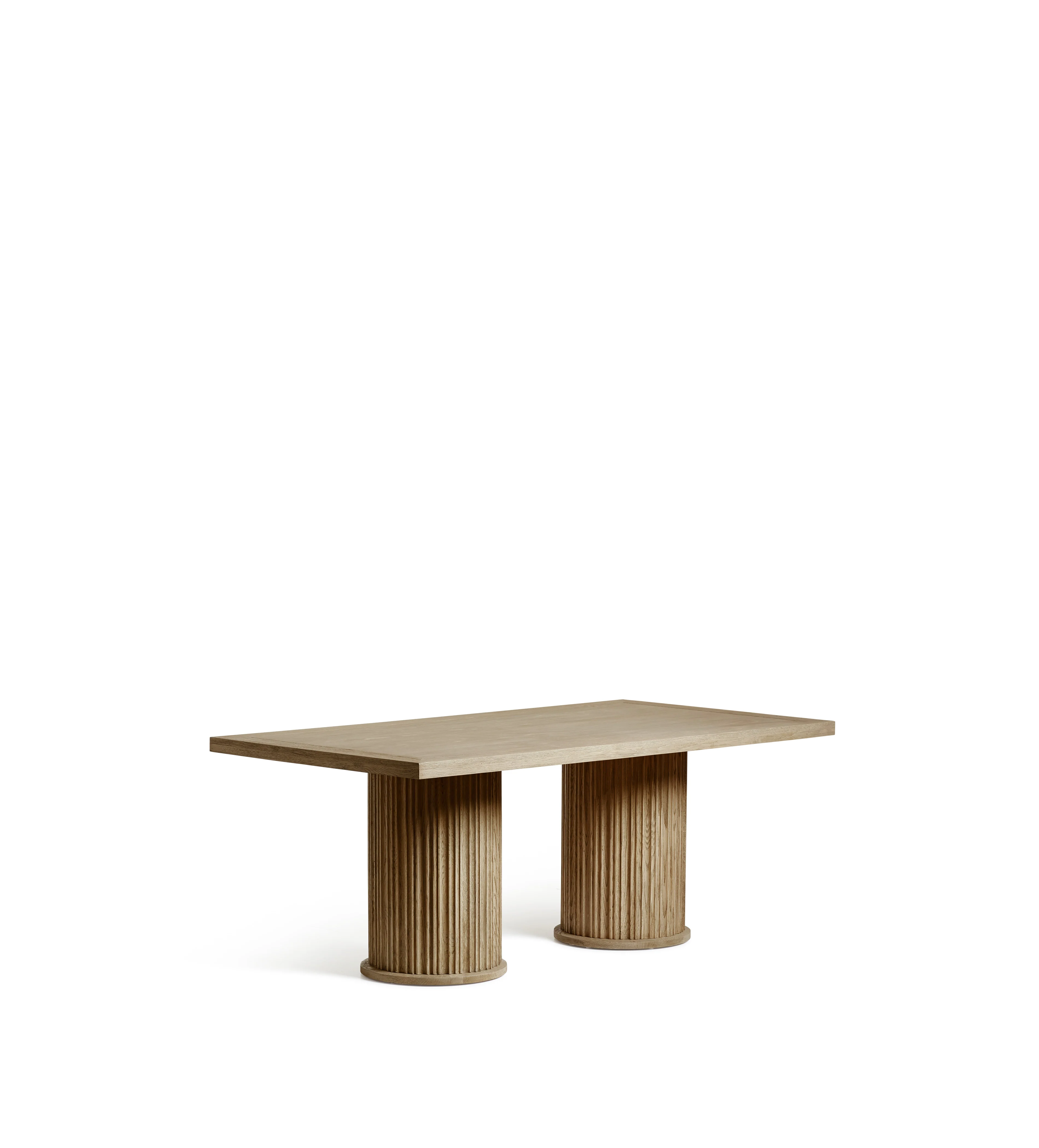 Marcus Rectangular Dining Table – Small – Weathered Oak