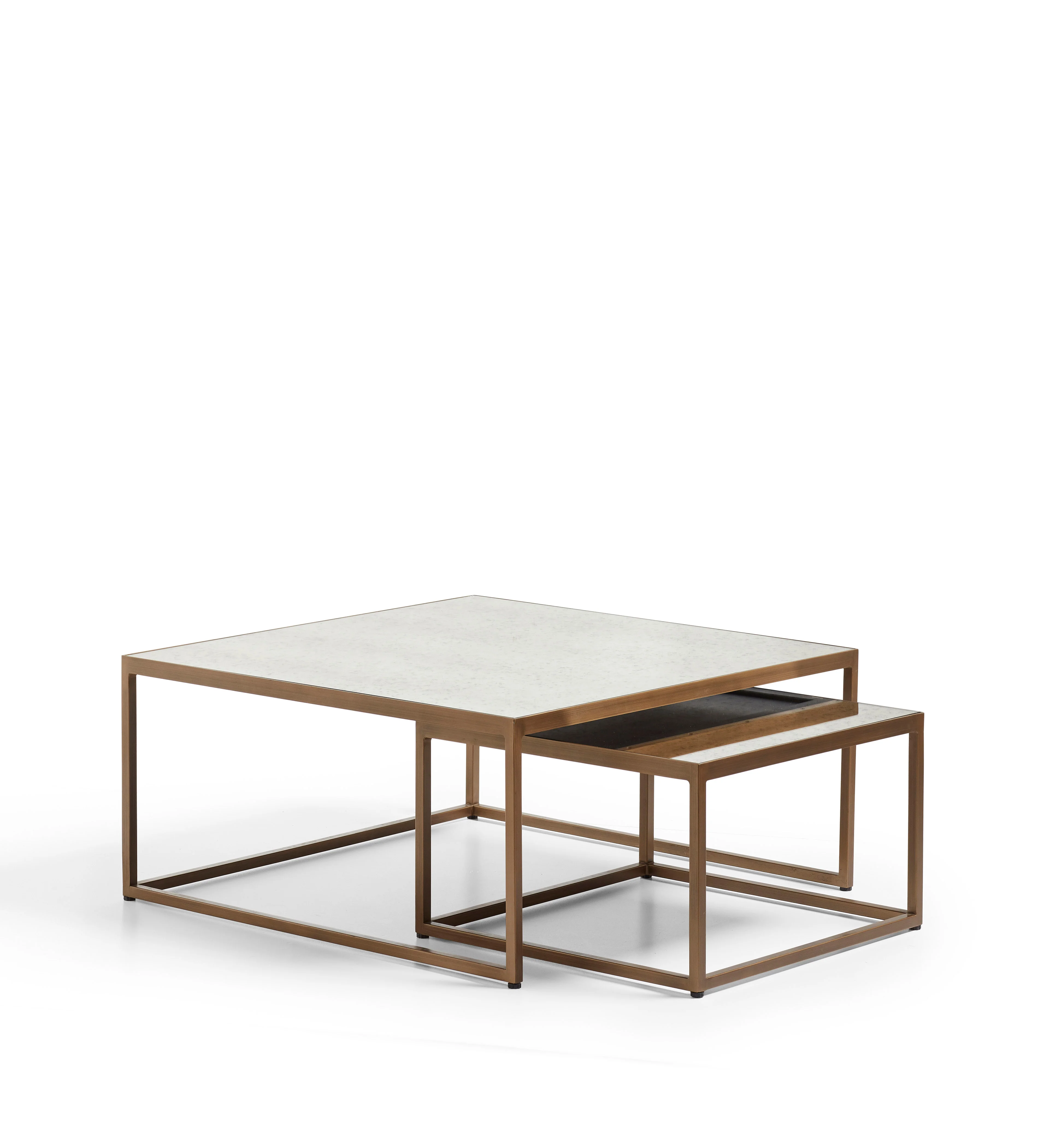 Solasta Nesting Coffee Table – Antique Bronze