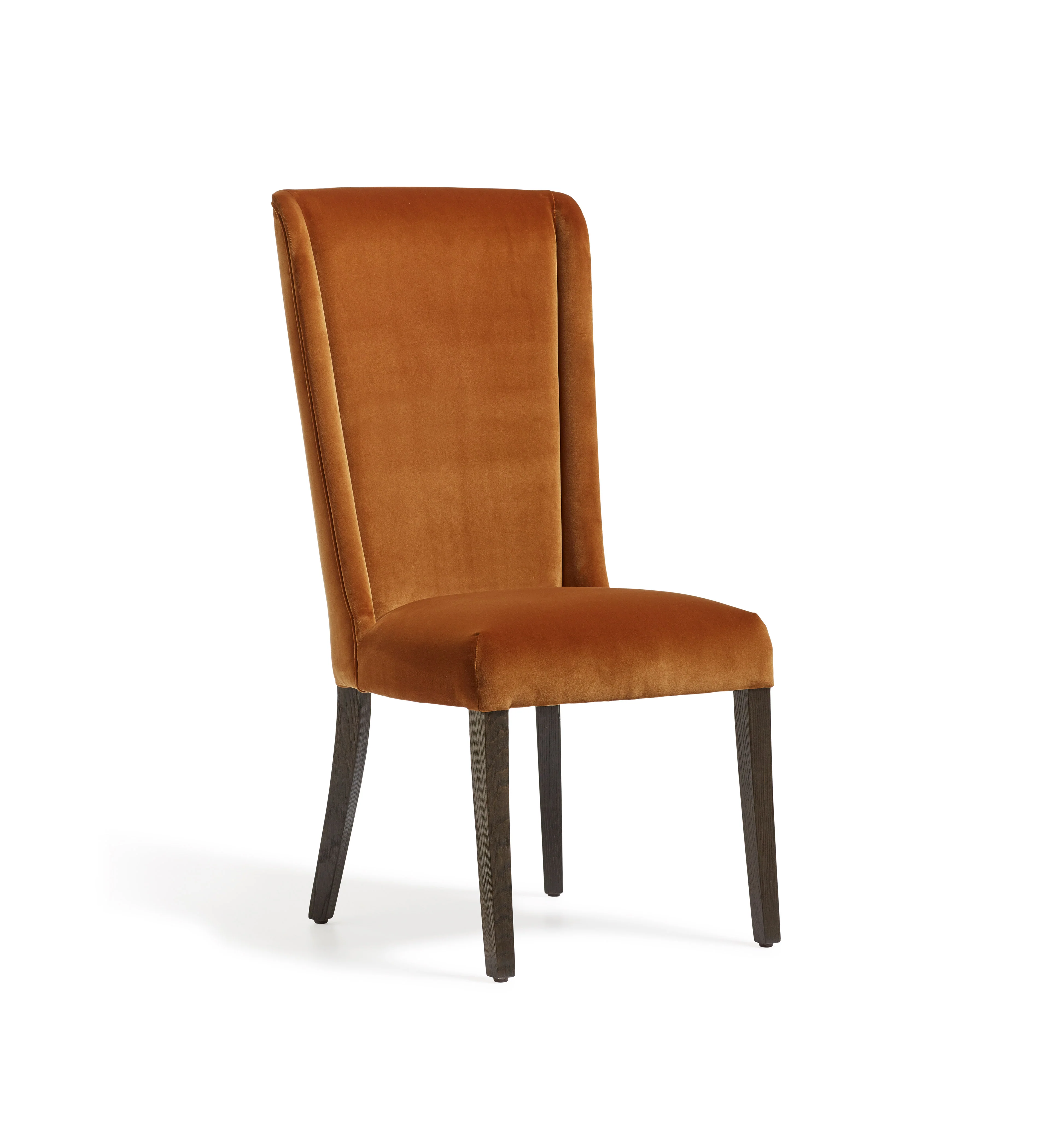 Spencer Velvet Dining Chair – Dirty Orange