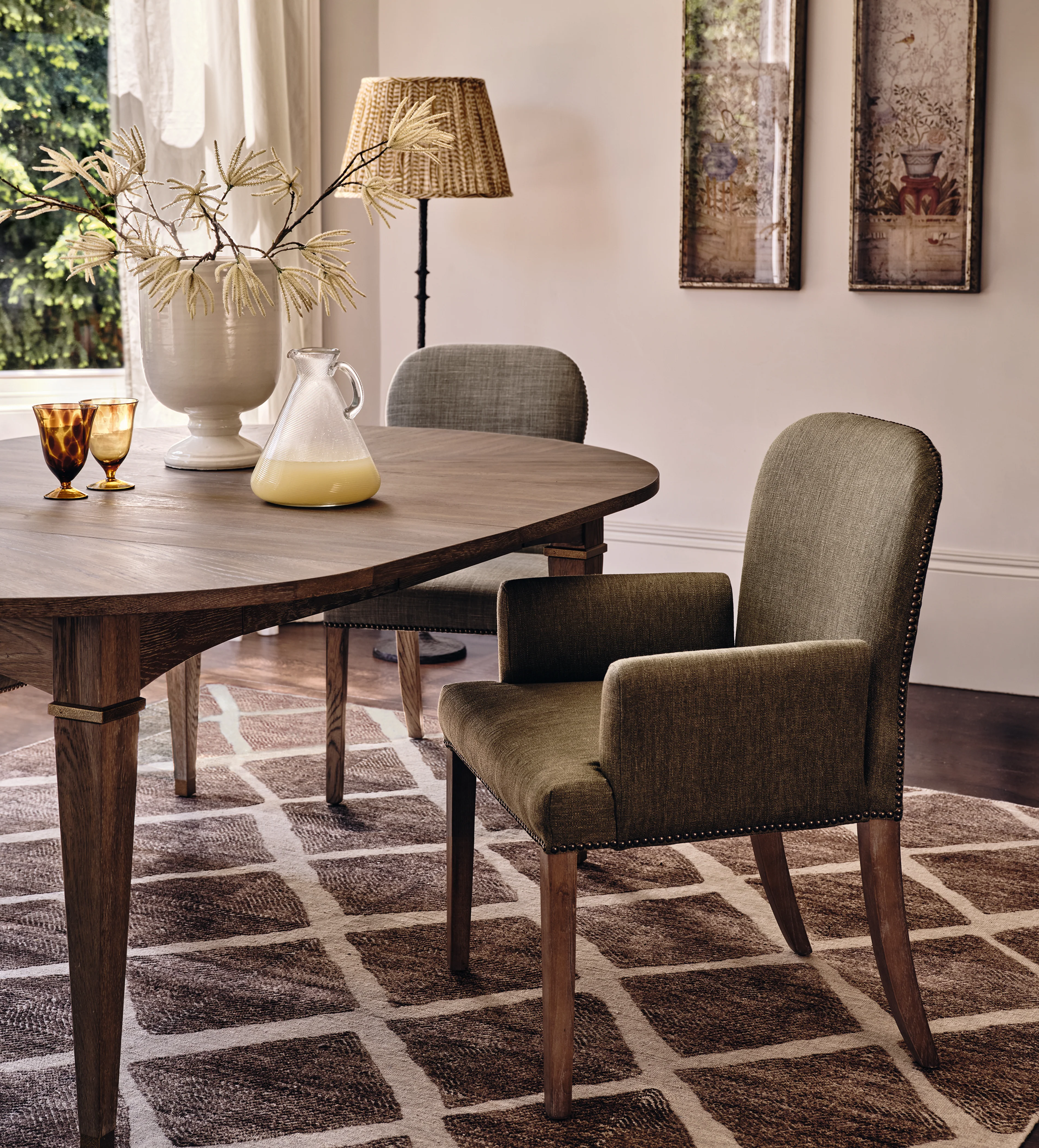 Stafford Dining Chair With Arms – Made-to-Order