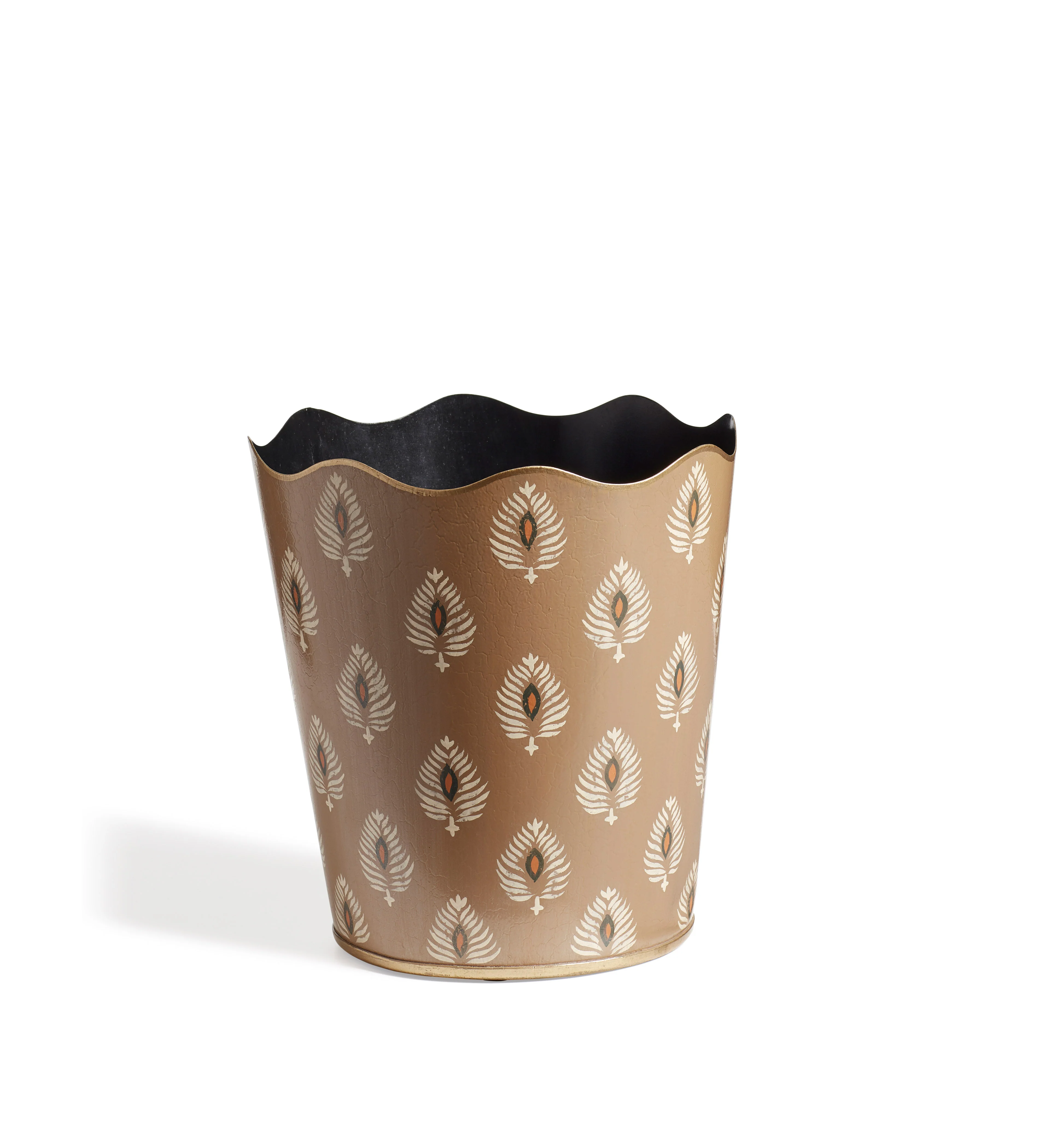 Talasa Ocellus Wastepaper Bin – Rubbed Bronze