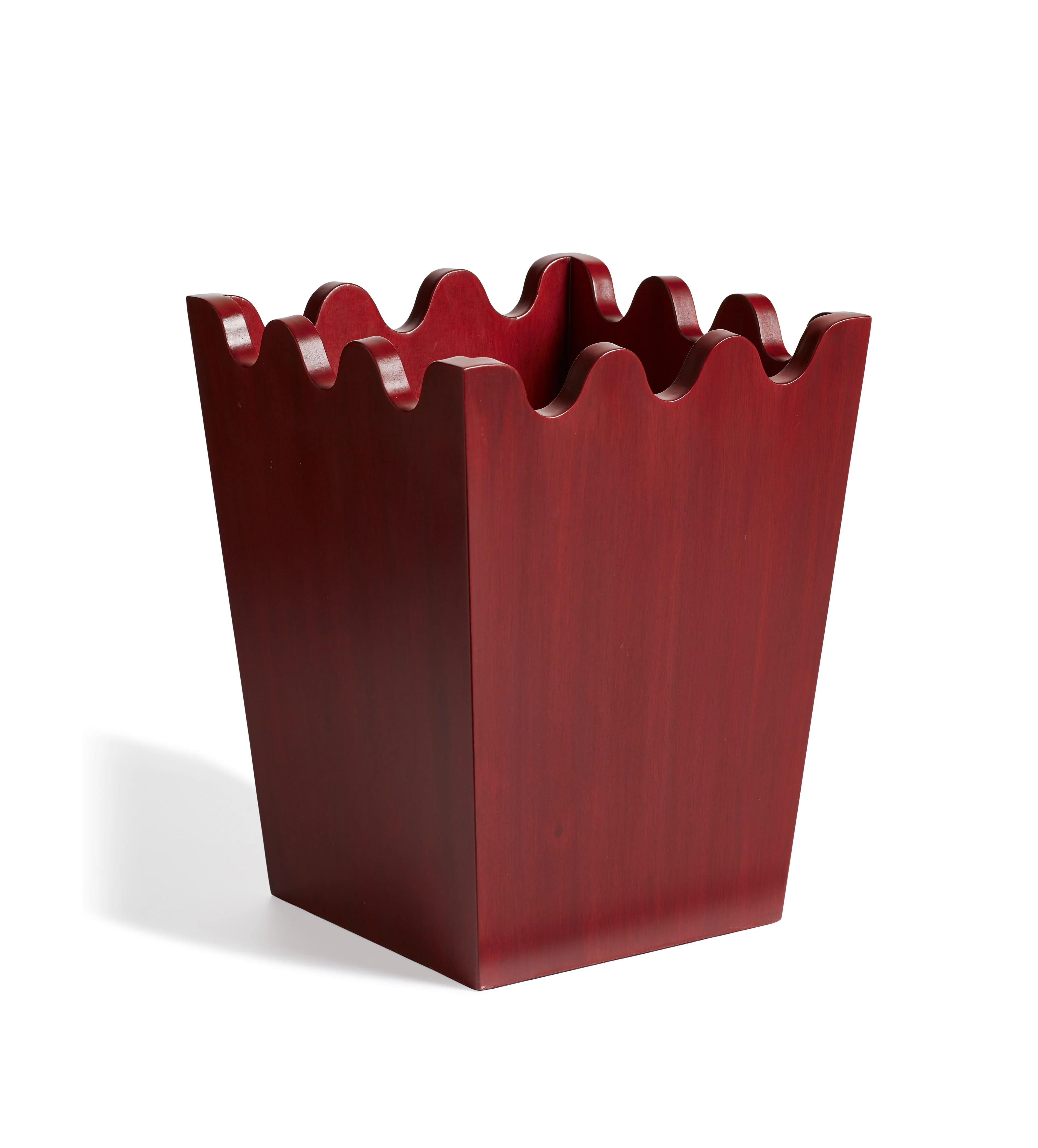 Talasa Wastepaper Bin – Brushed Red