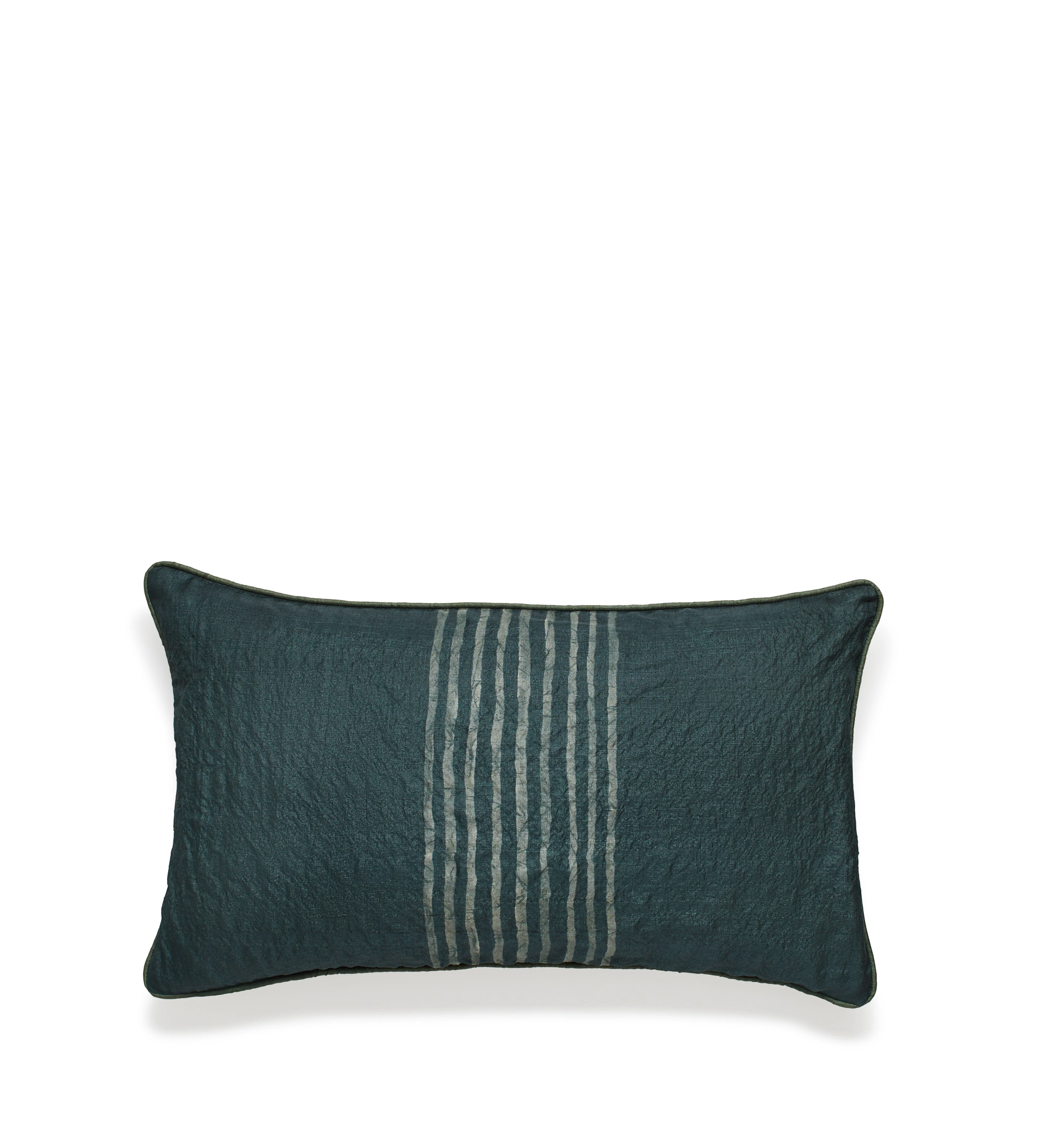 Tora Stripe Cushion Cover – Dark Teal