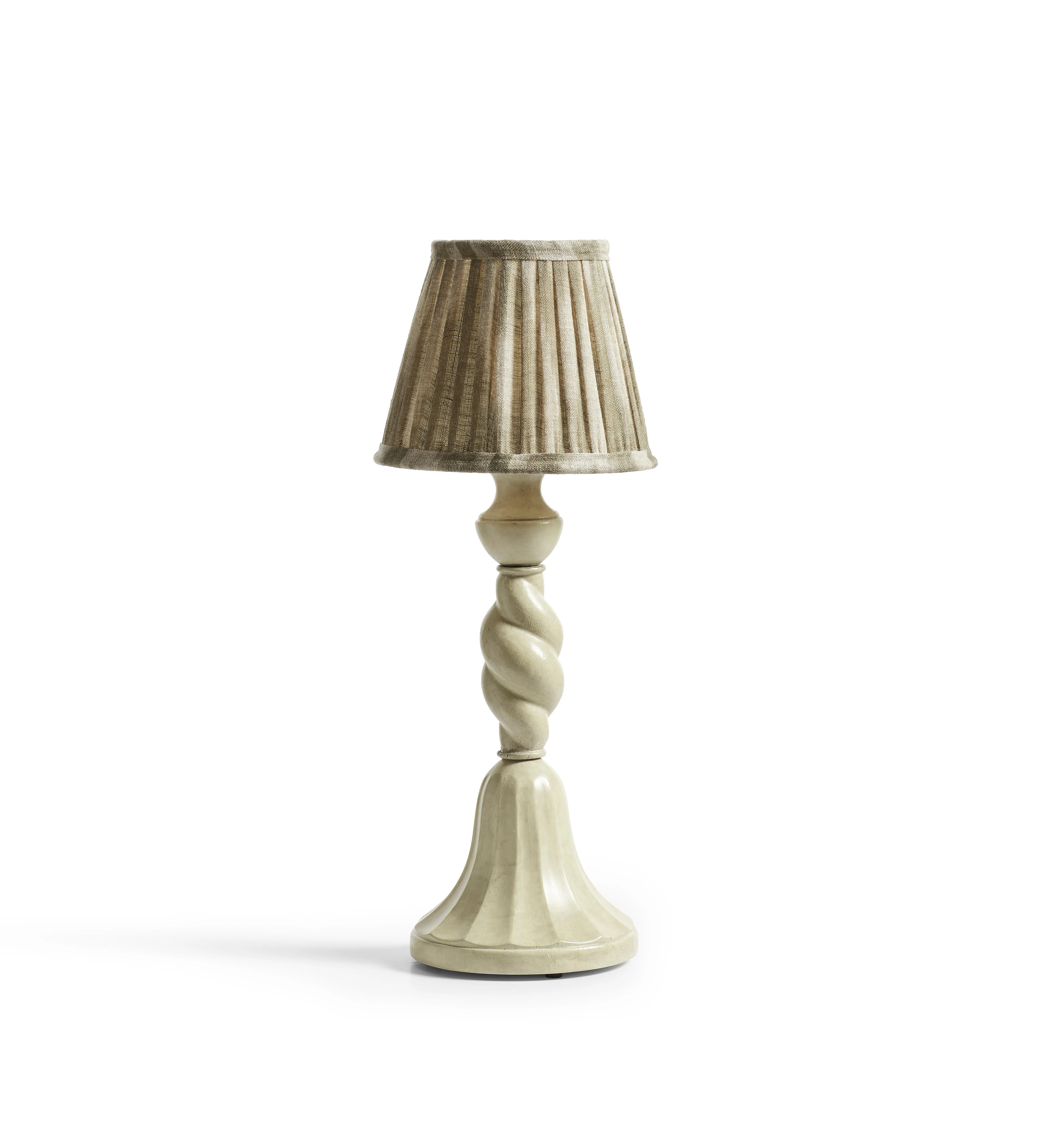 Torcello Portable Table Lamp Base – Vellum 