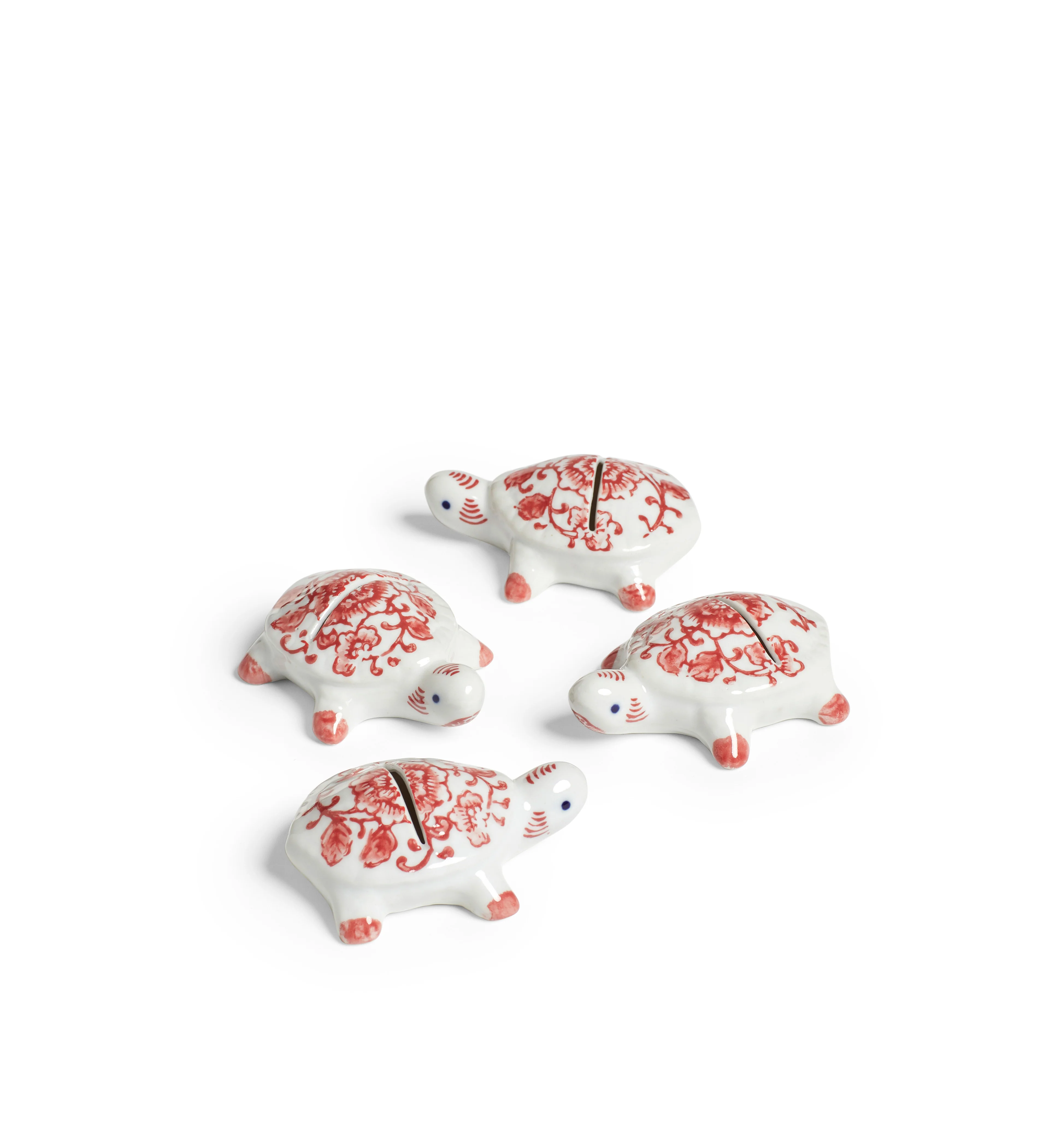 Turtle Cardholders – Set of Four – Red