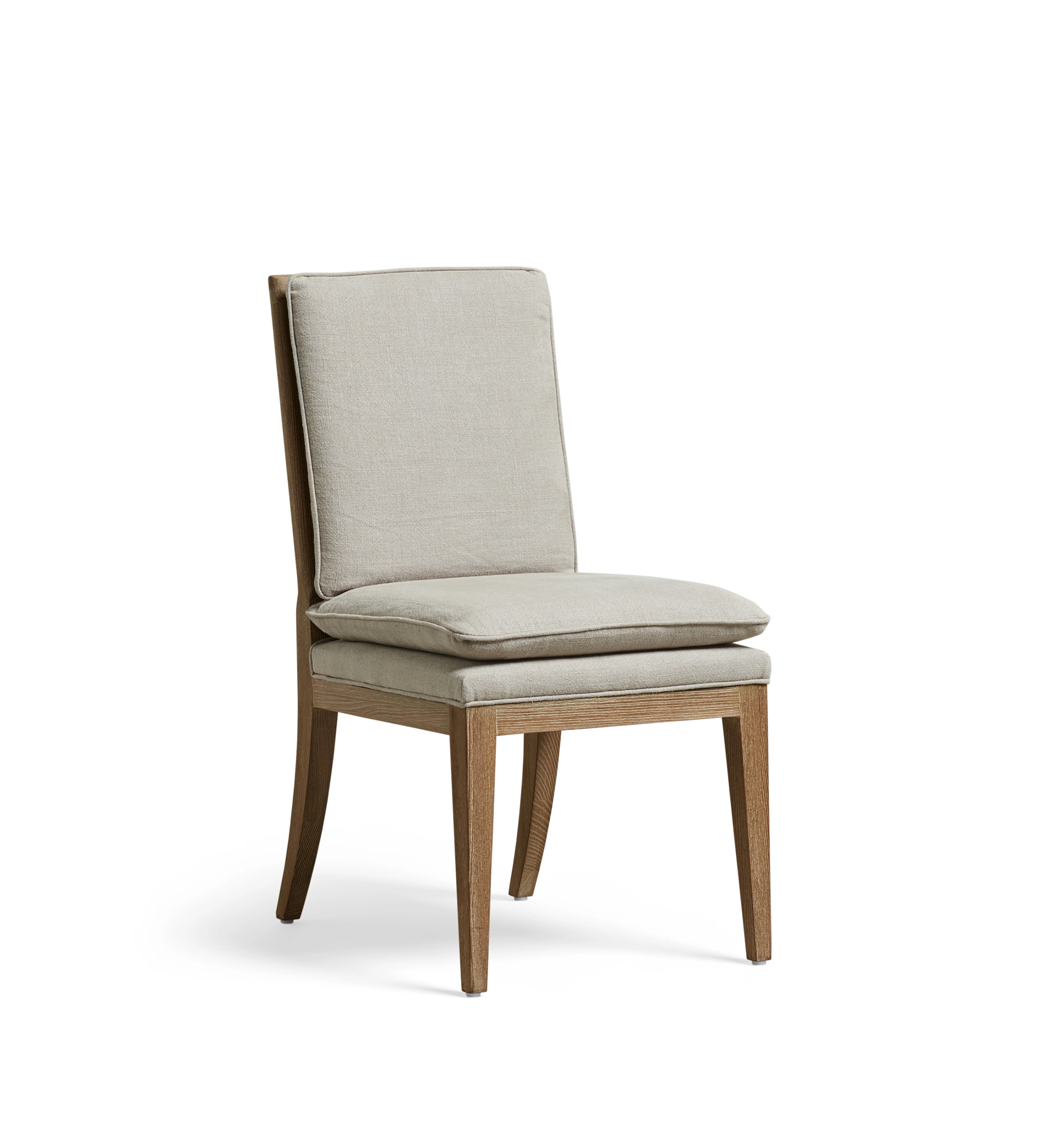 Vasa Linen Dining Chair – Mushroom Grey
