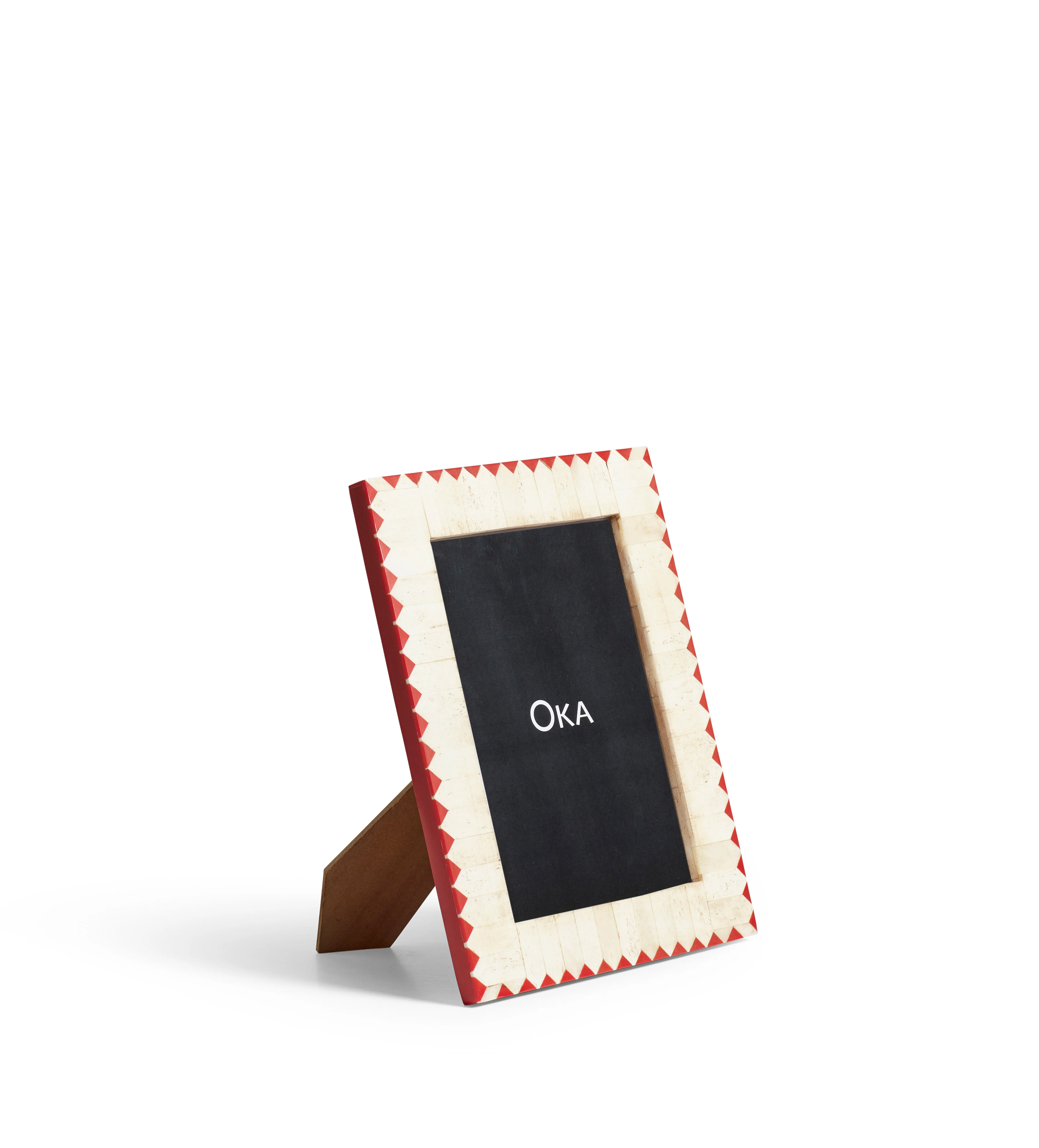 Visus Bone Photo Frame 6×8″ – Red