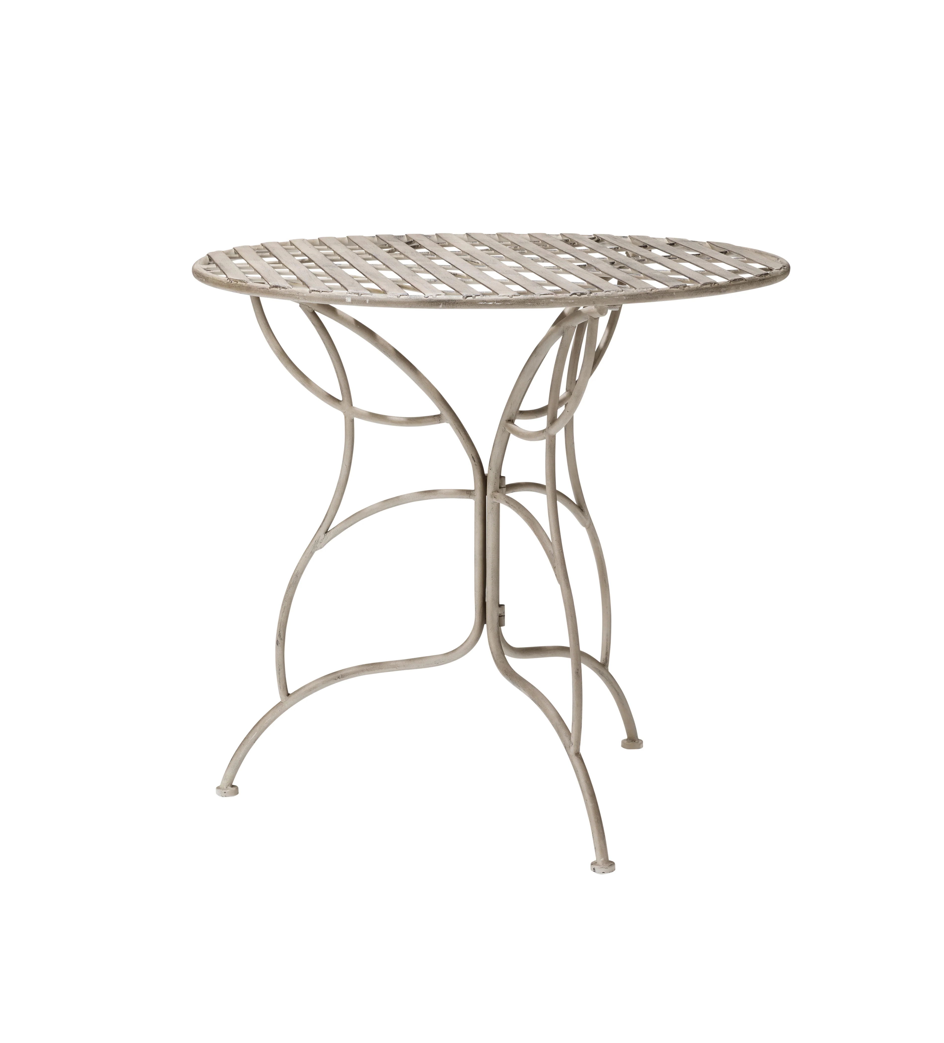 Viticcio Metal Garden Table – Grey Metal