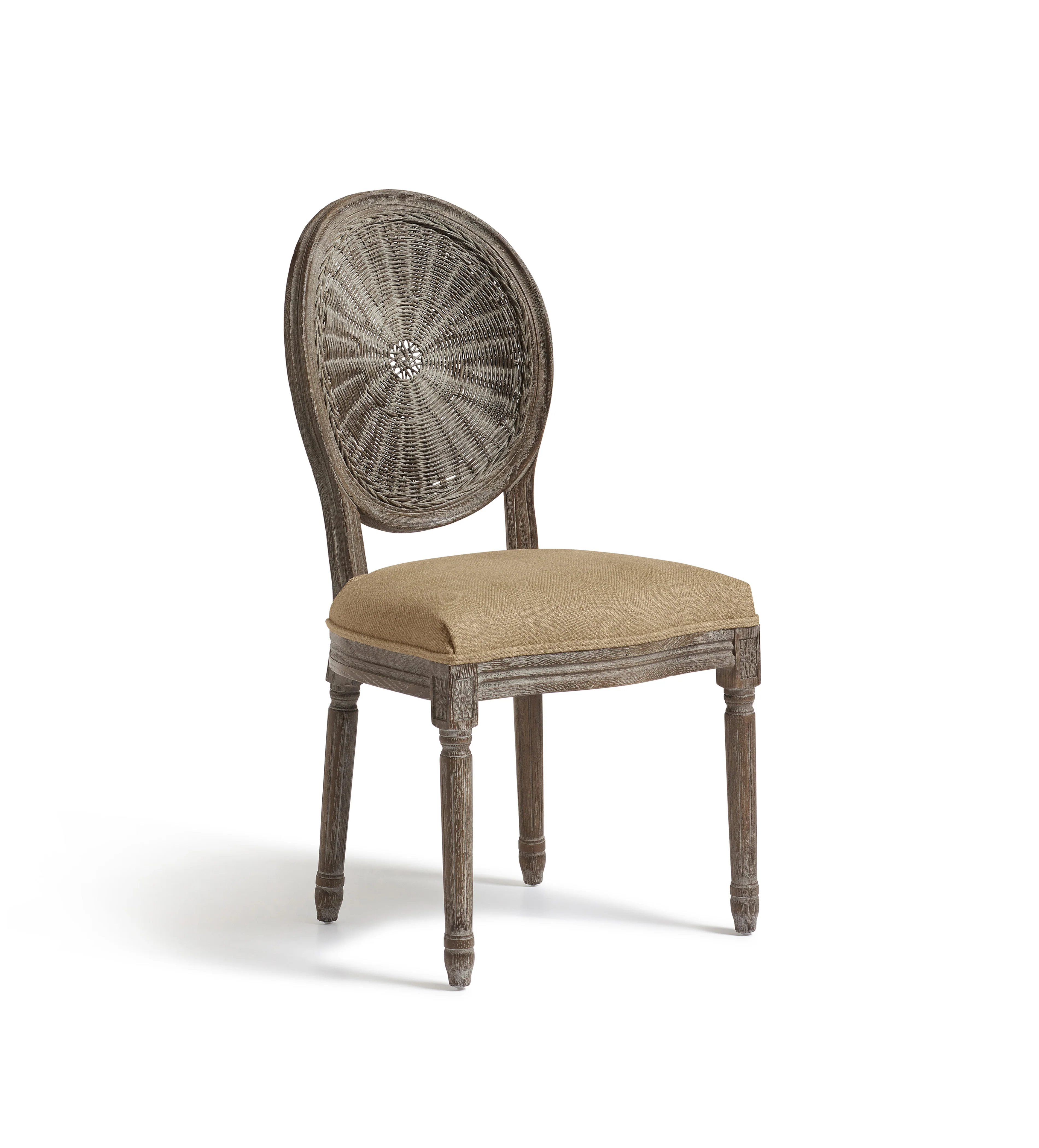 Washakie Linen Dining Chair – Wild Oats Wide Herringbone