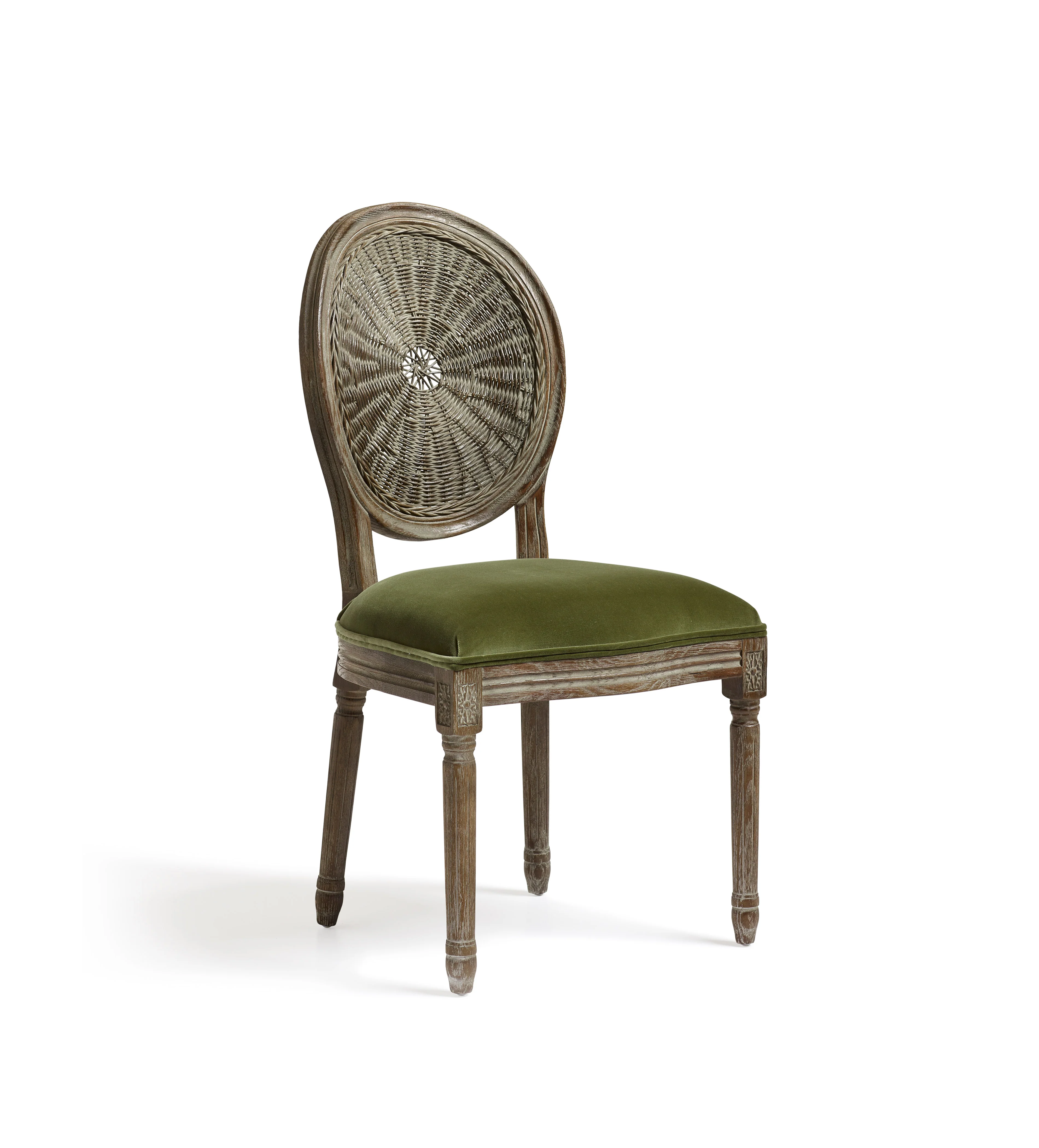 Washakie Velvet Dining Chair – Spruce
