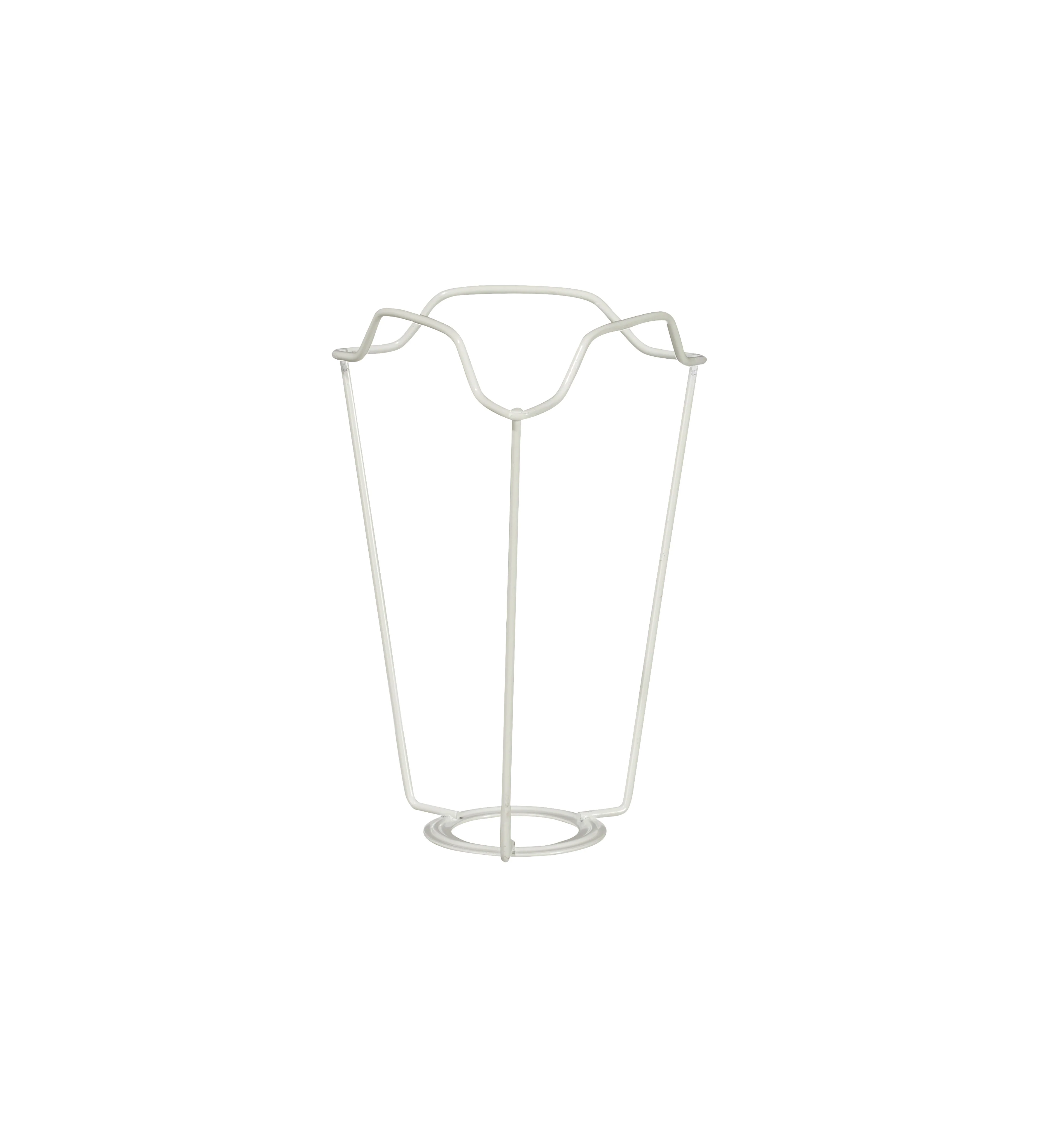 White Coated European Metal Carrier 13cm – White