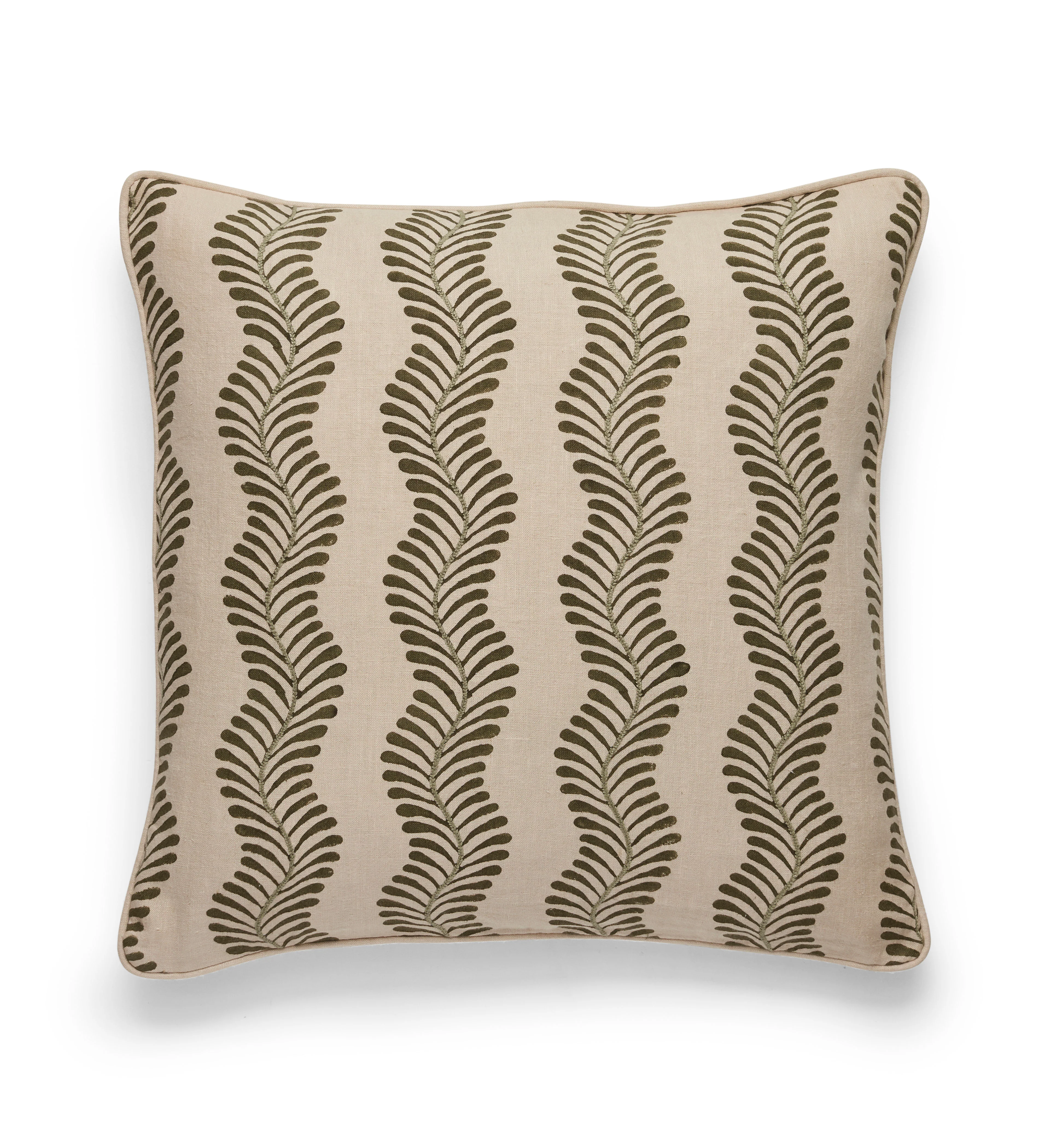 Woodchester Vine Cushion Cover – Spruce