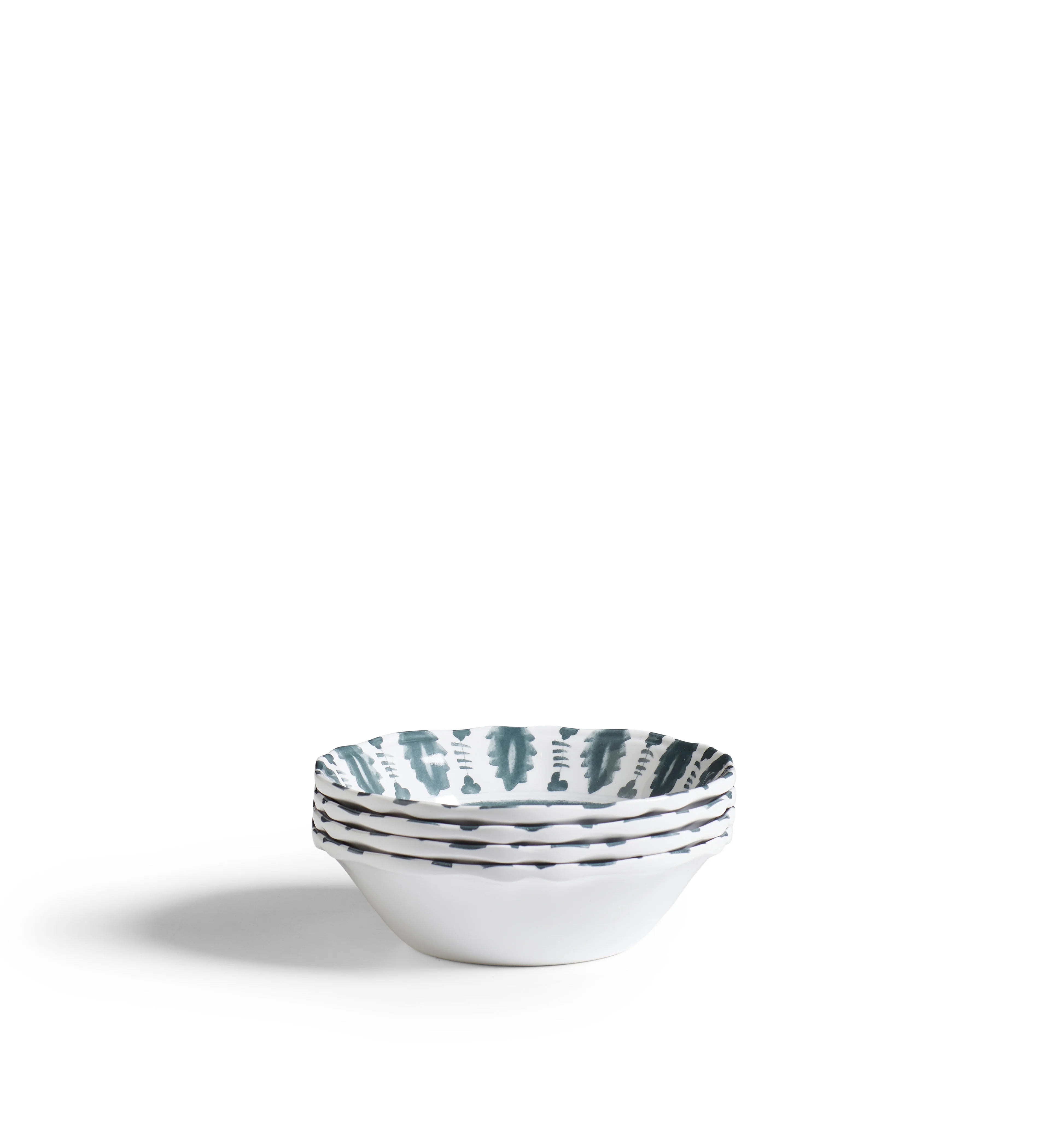Yuhua Bowl – Set of Four – Air Force Blue